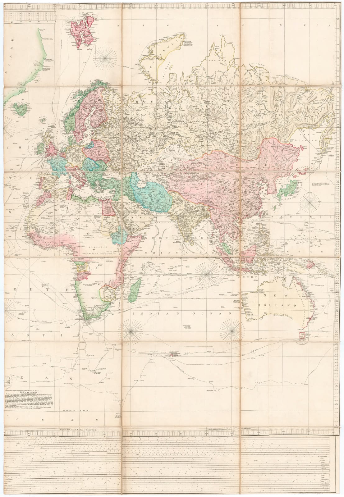 Aaron Arrowsmith, A Chart of the World on Mercator's Projection, 1802 c.