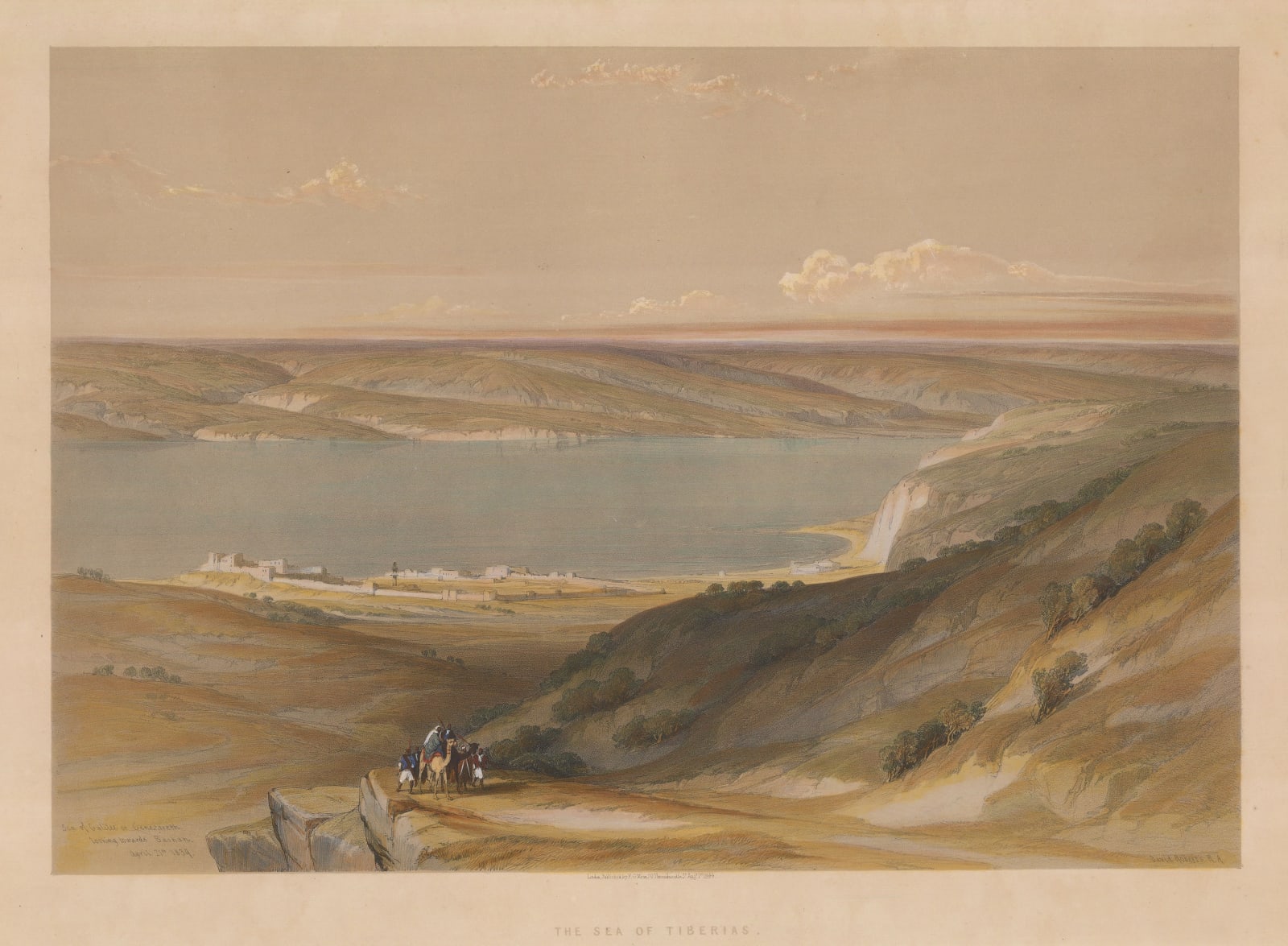 David Roberts, Holy Land - Galilee, 1844
