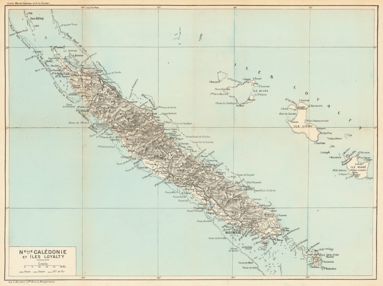 Cottreau & Le Chartier, M & H., New Caledonia and Loyalty Islands, 1911