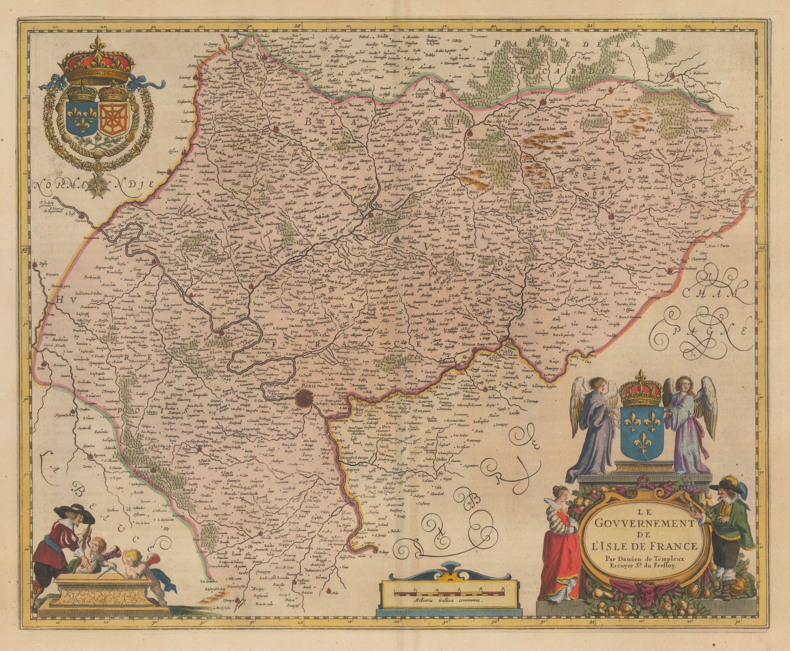 Jan Jansson, Île-de-France, 1666