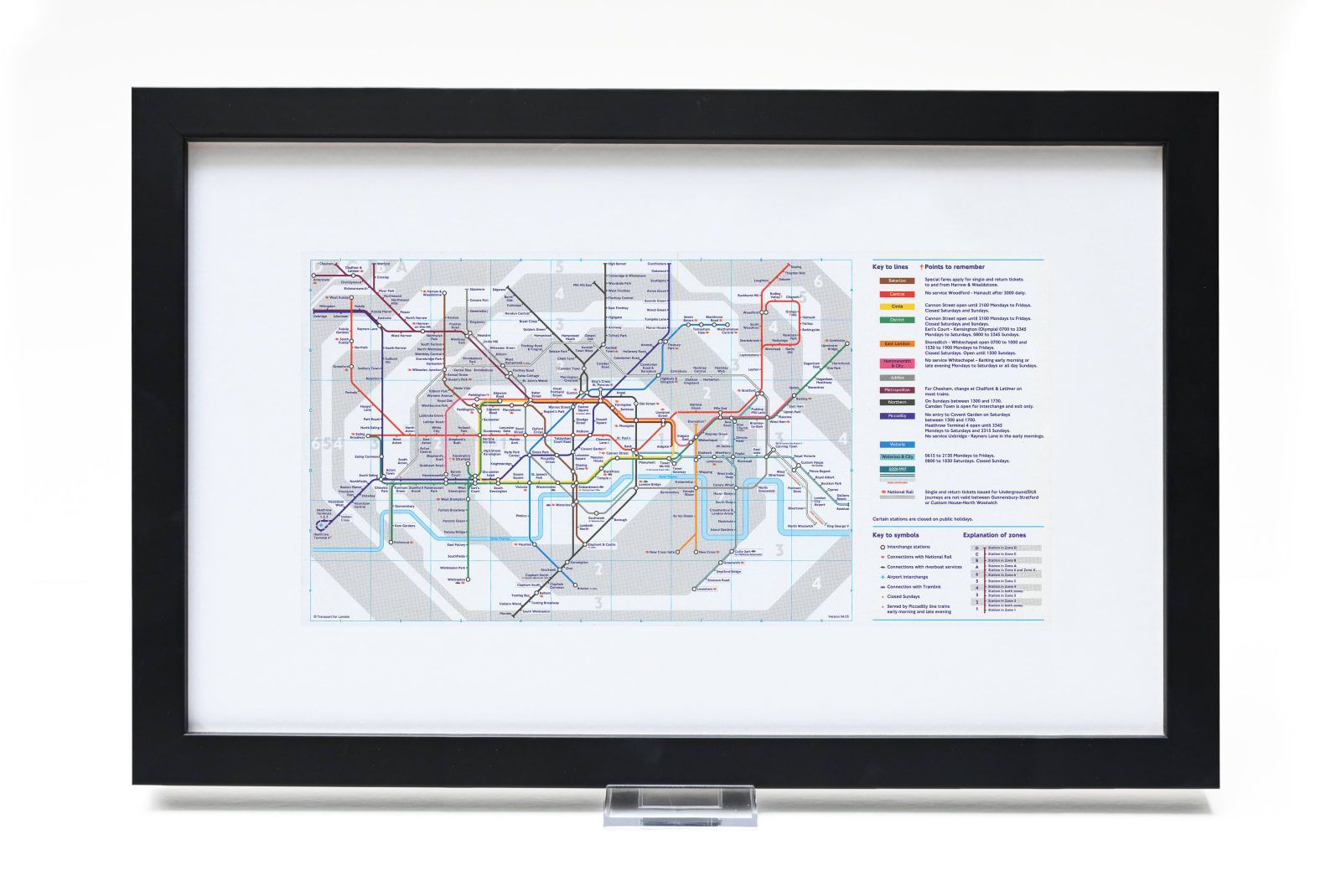 London Underground, London Underground Map, 2003