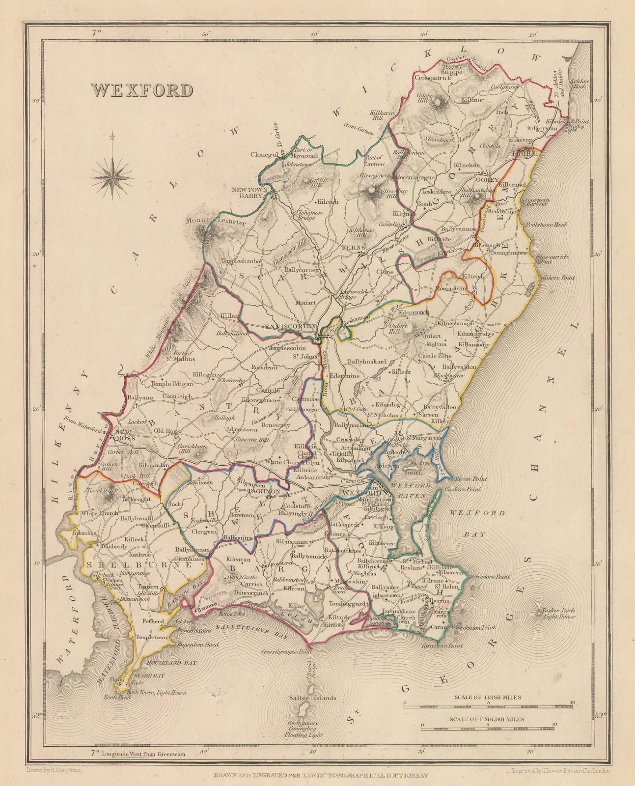Samuel Lewis, Wexford, 1850