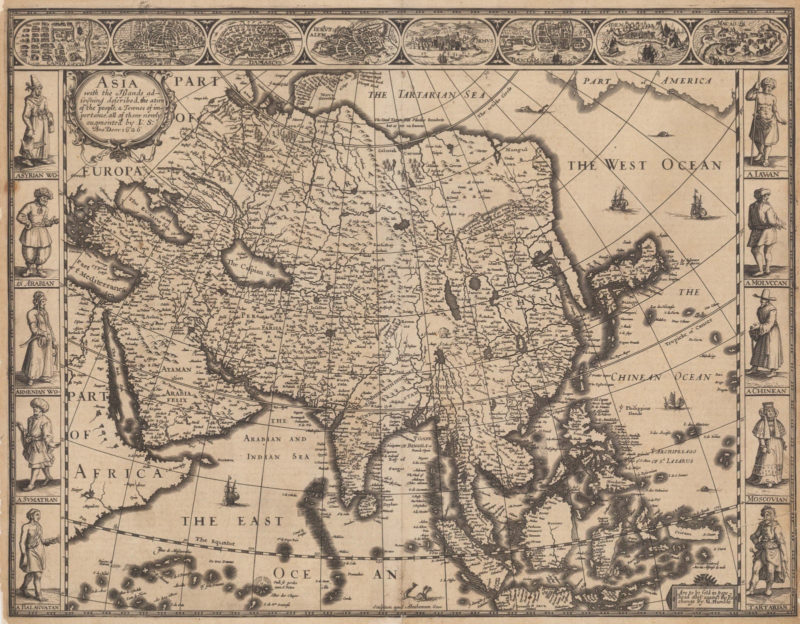 John Speed, Asia, 1627