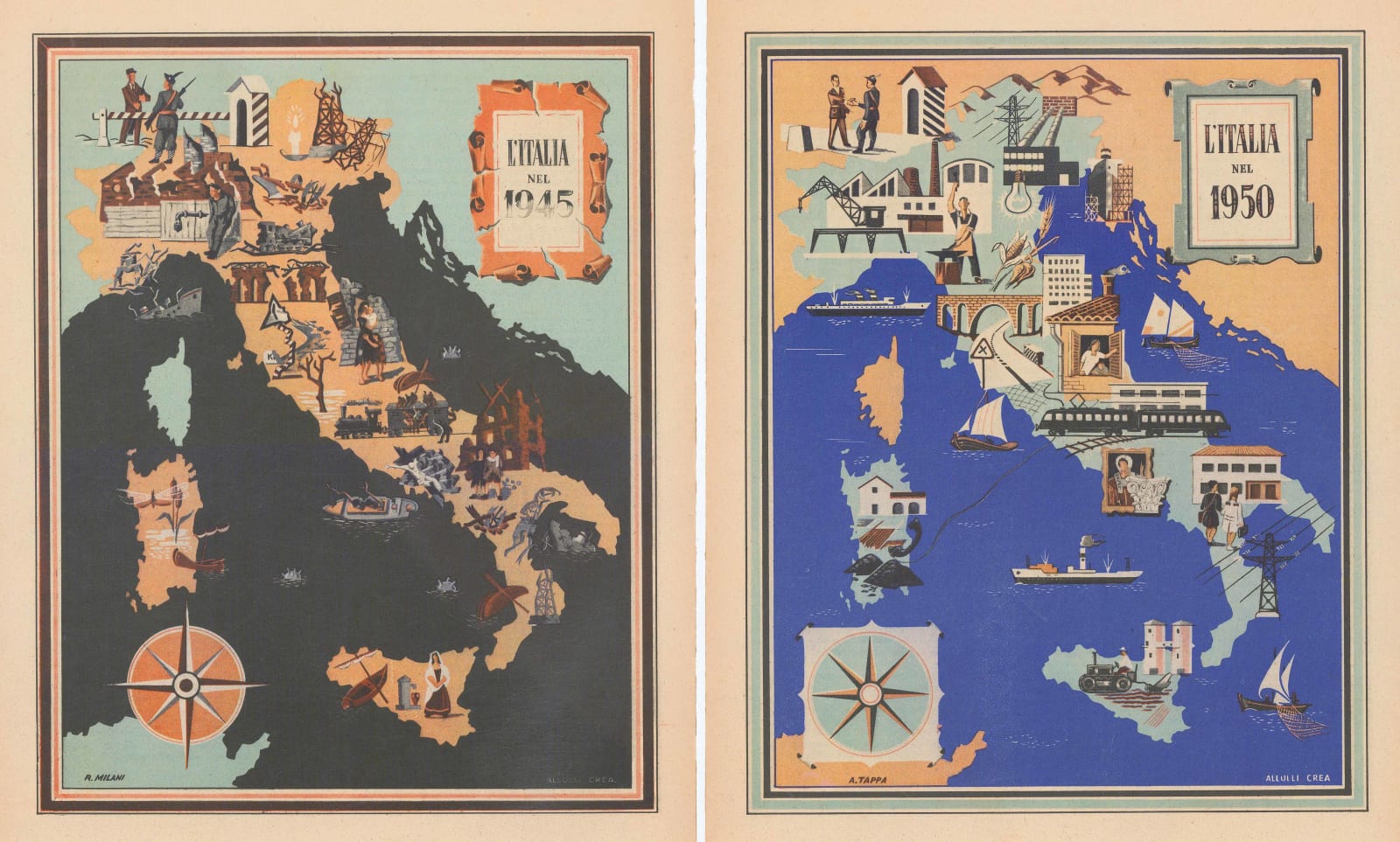 Giovanni De Agostini, Italy in 1945 & 1950, 1951
