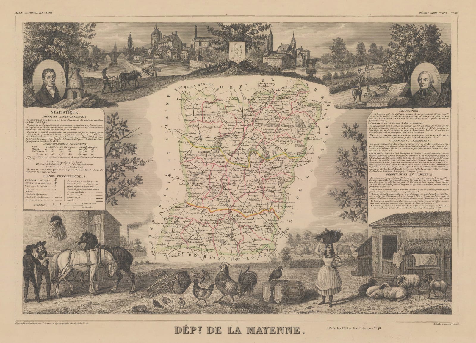 Victor Levasseur, Mayenne, 1847