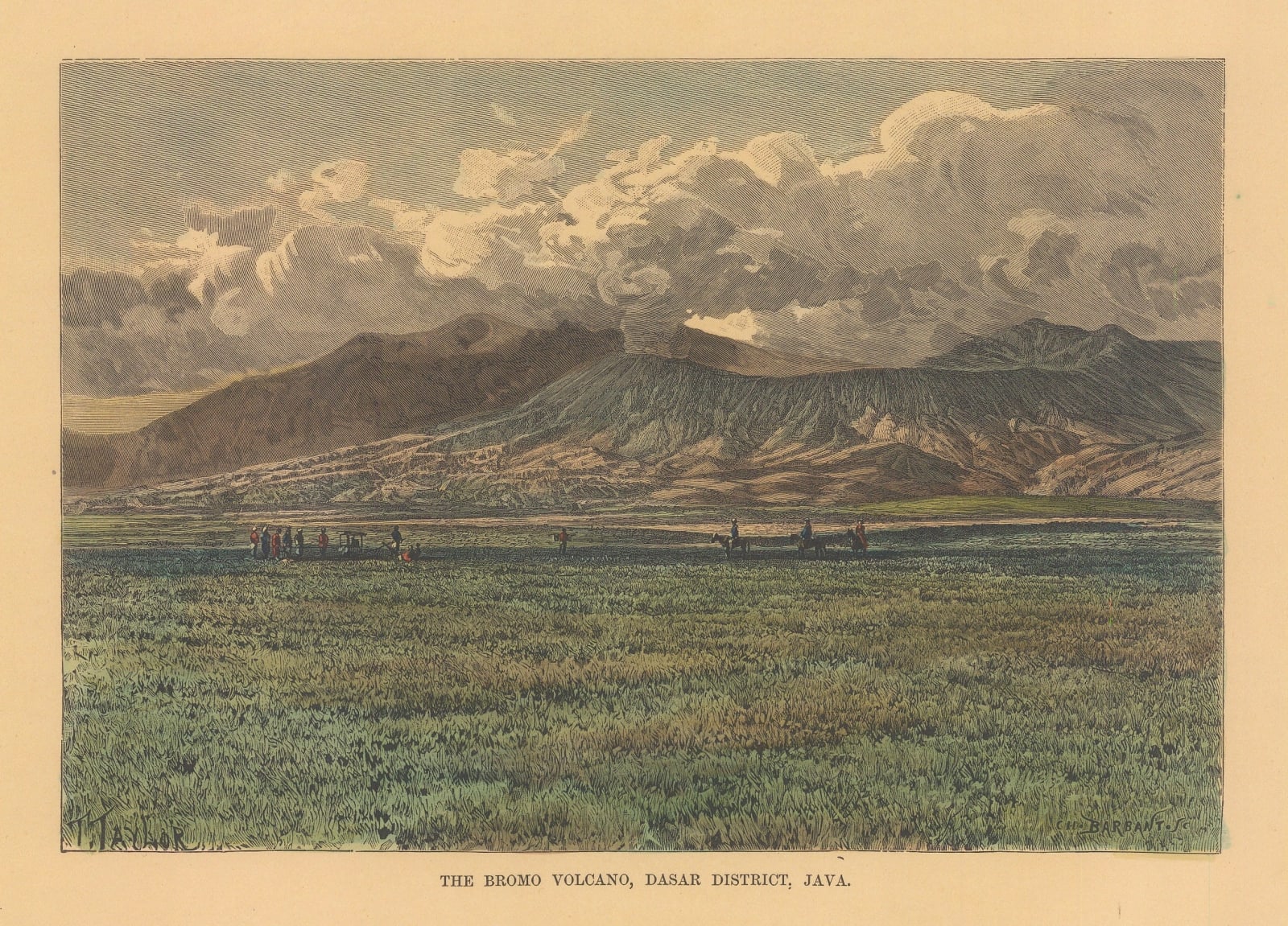 Jean Jacques Élisée Reclus, Indonesia - Java, Mount Bromo, 1894