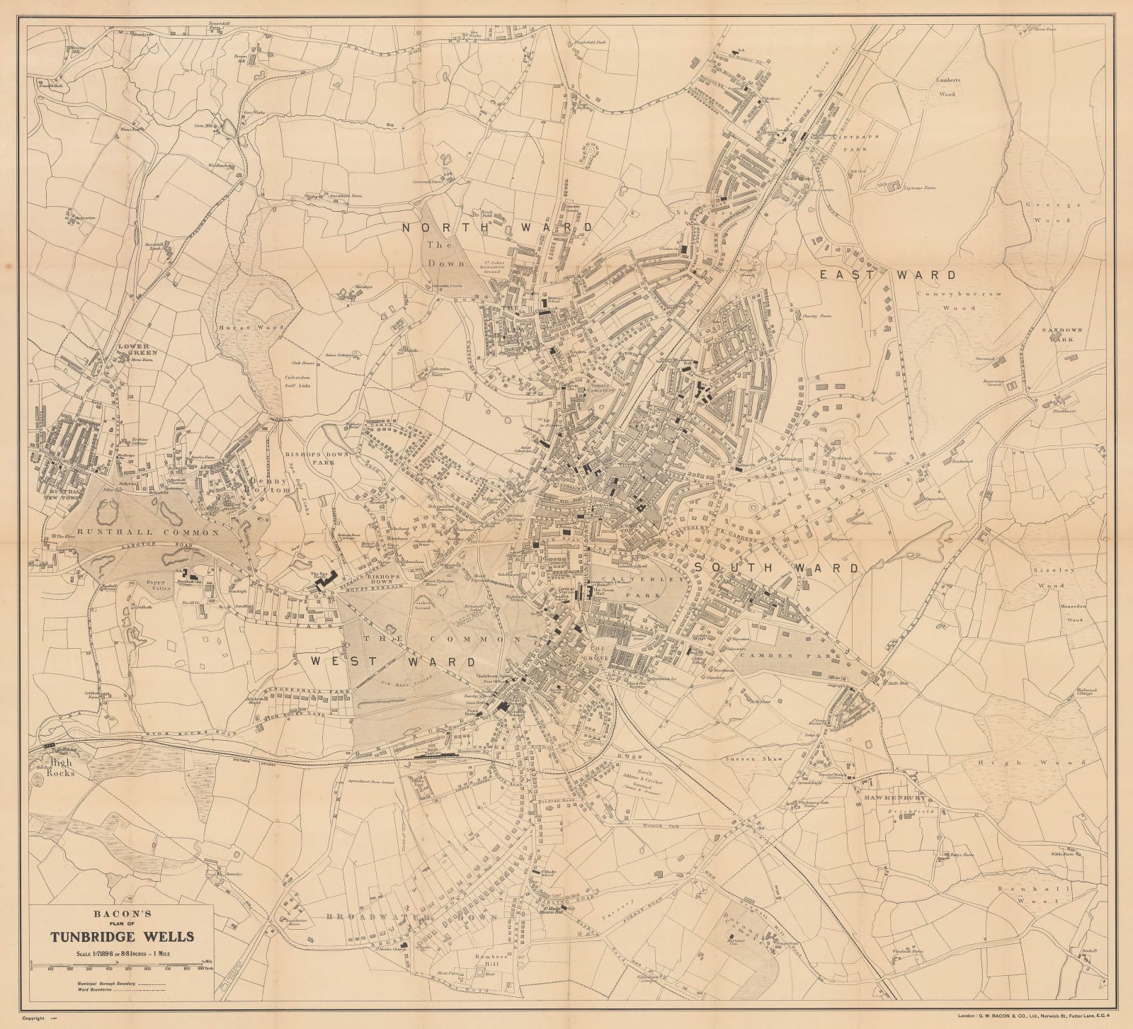 George W. Bacon, Tunbridge Wells, 1920 c.