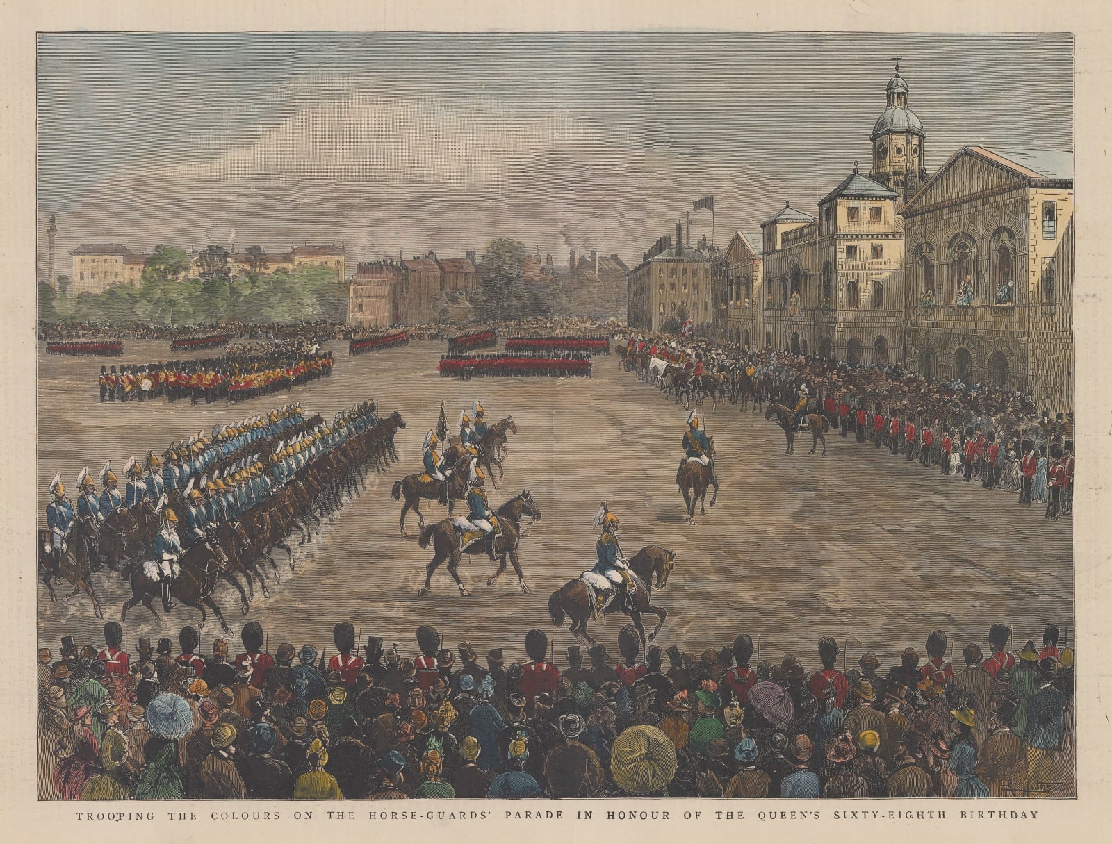 The Graphic Magazine, London - Horse Guards, 1857