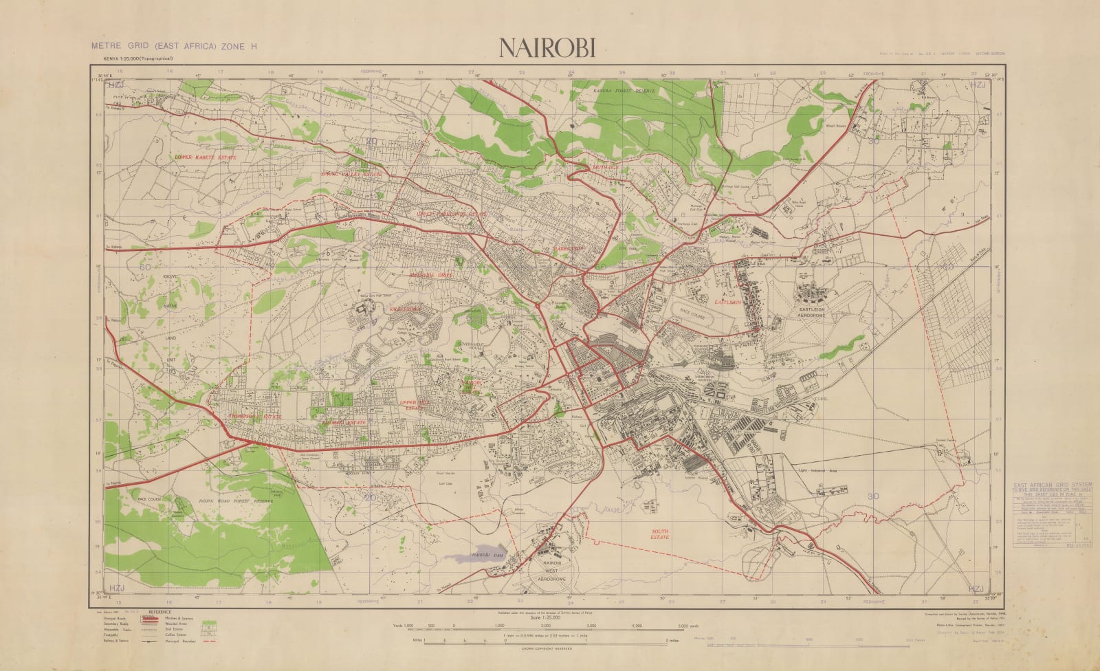 Survey of Kenya, Nairobi, 1955