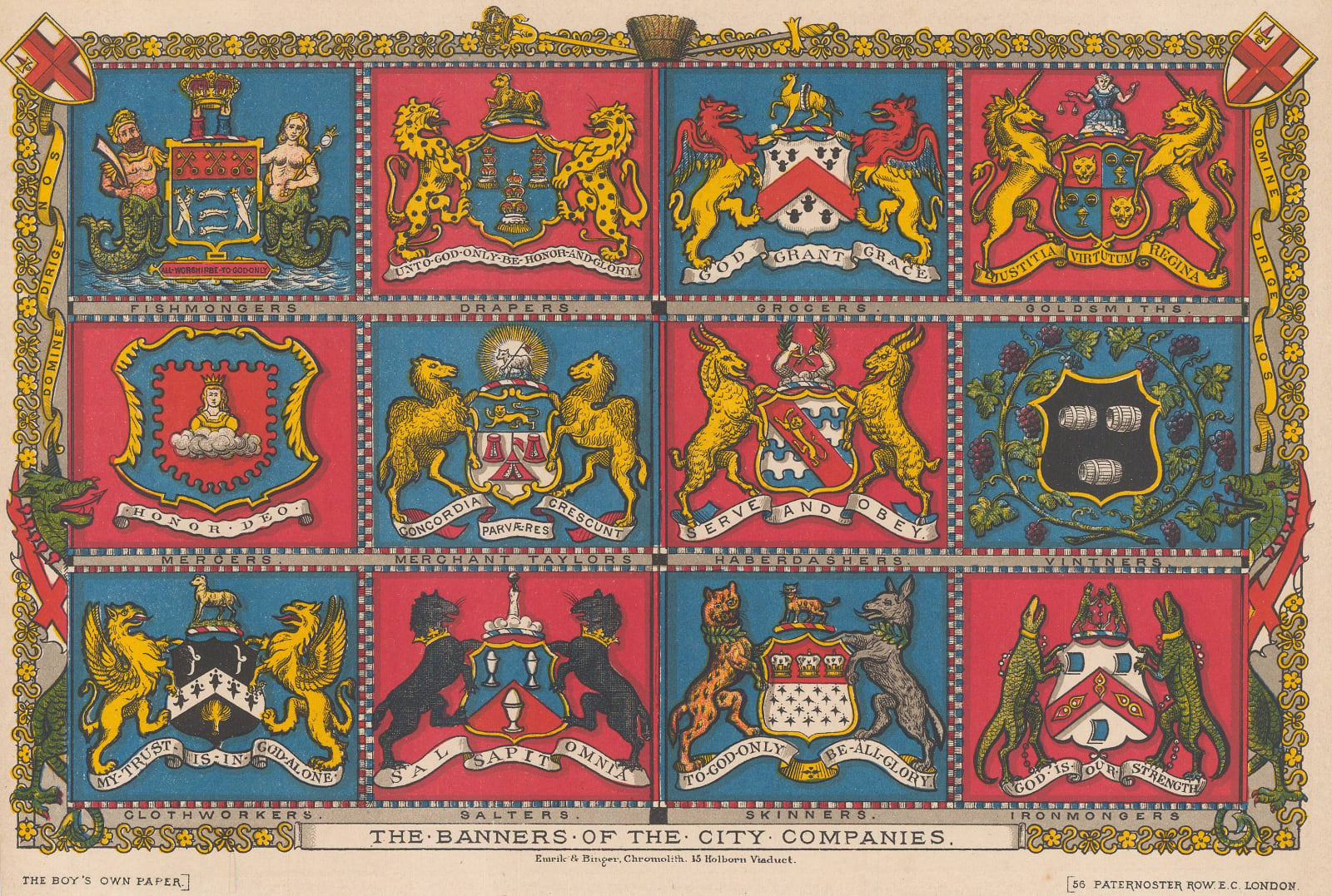 Boy's Own, London - City Companies, 1890 c.