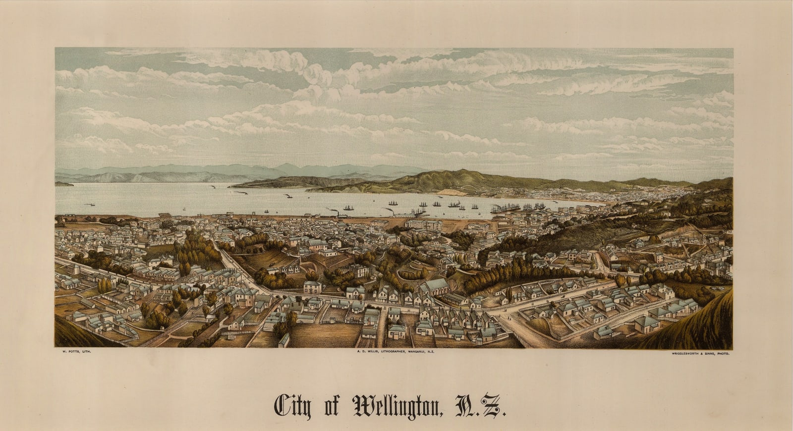 Edward Wakefield, New Zealand - Wellington, 1889