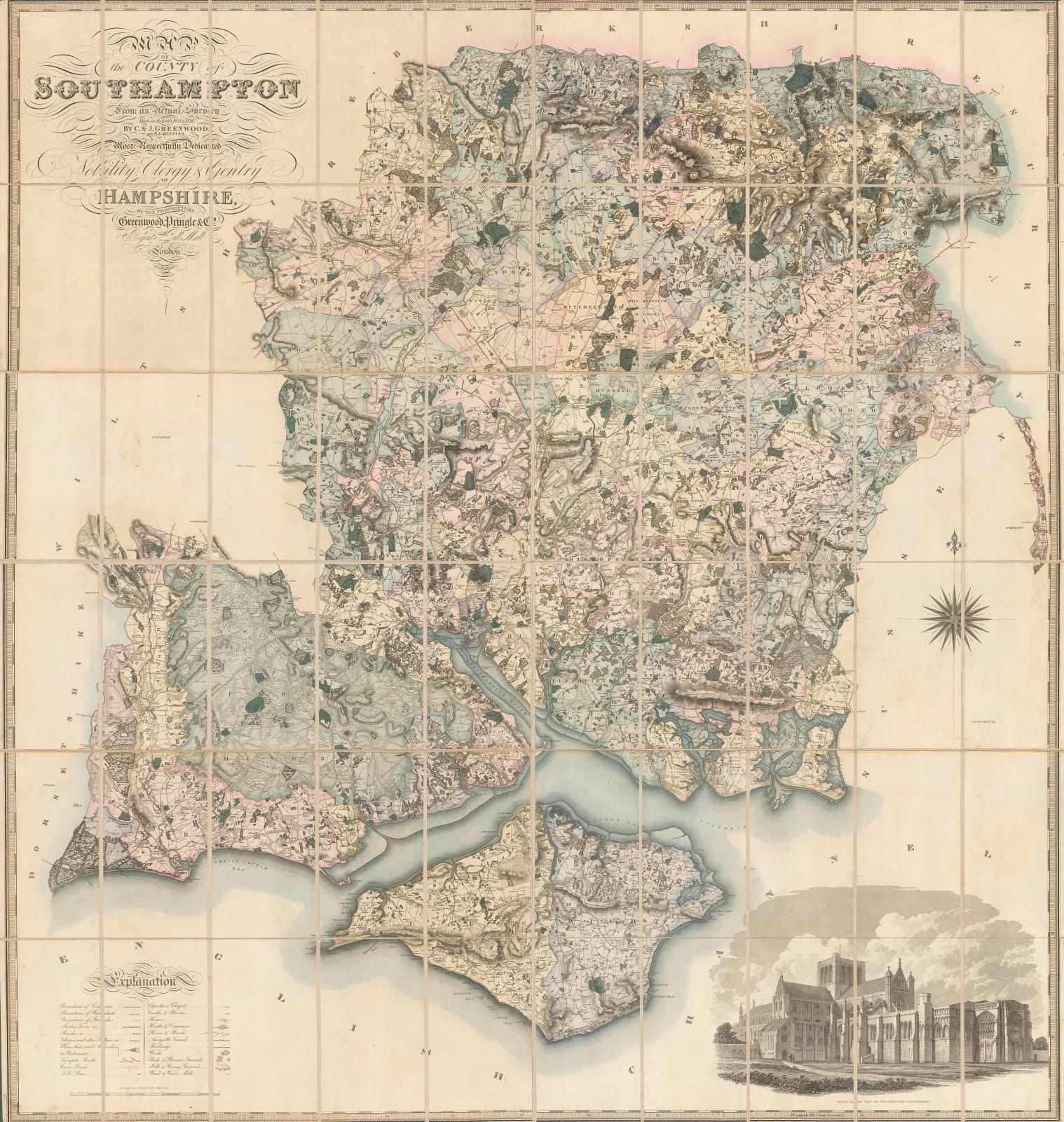 Christopher & John Greenwood, Hampshire, 1826