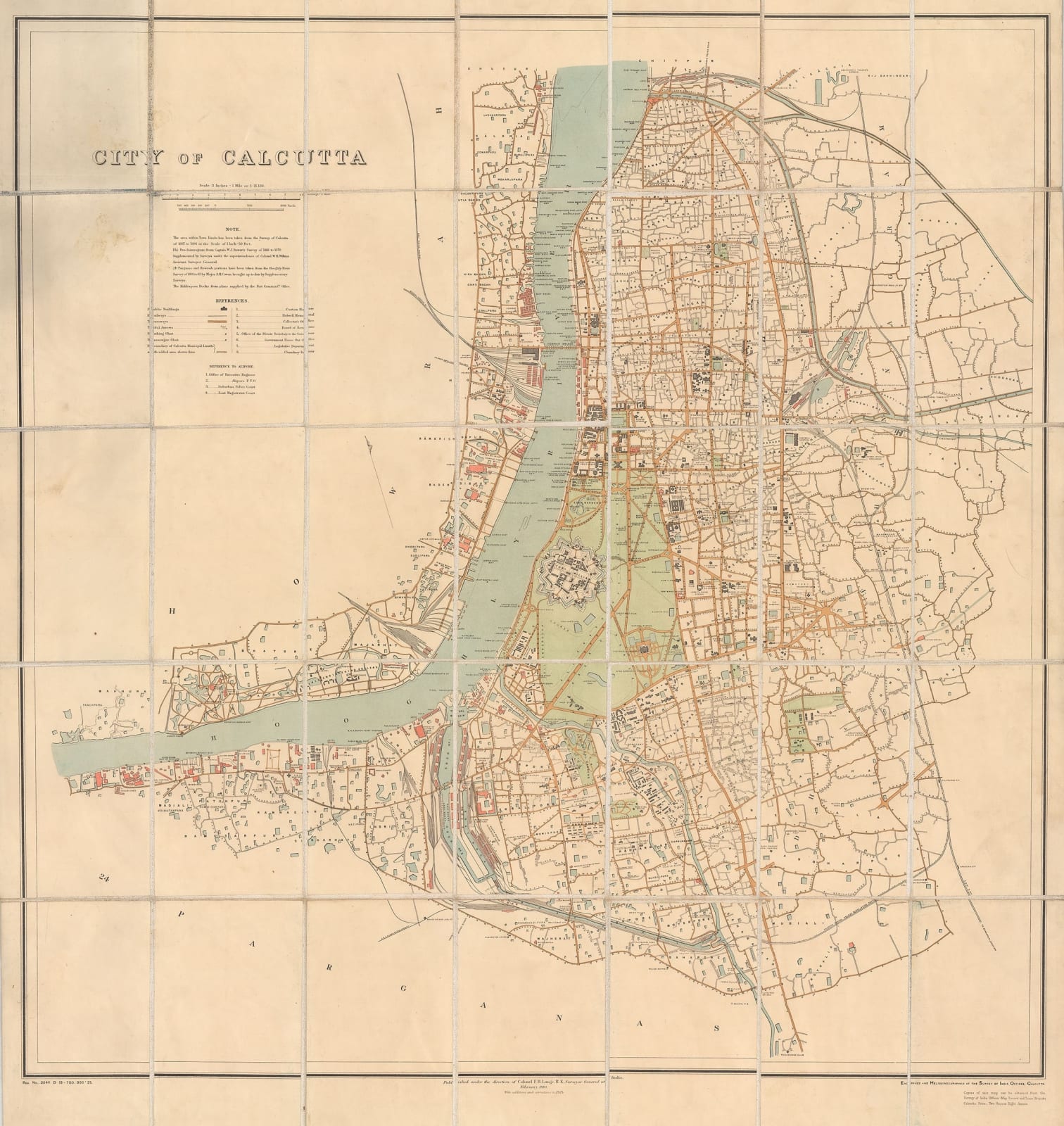 Survey of India, Kolkata (Calcutta), 1925
