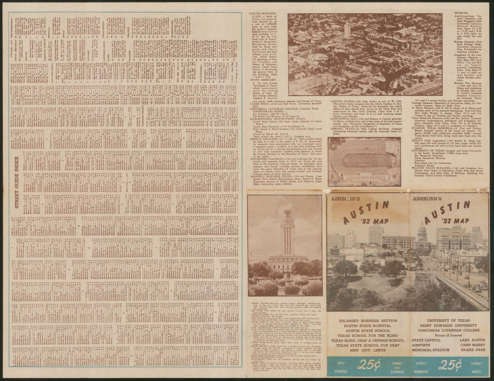 J. Foster Ashburn, Austin, 1952