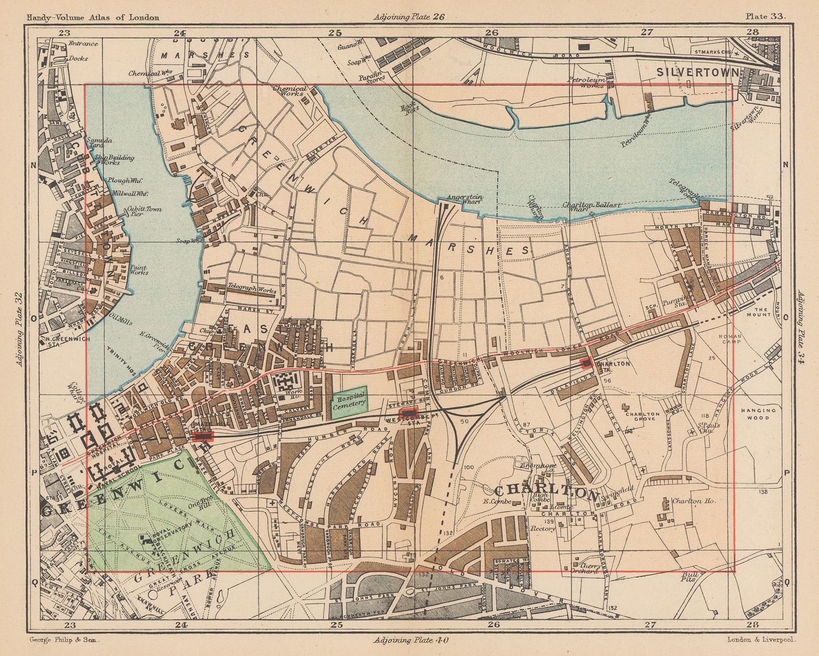 George Philip & Son Ltd., Greenwich & Charlton, 1891