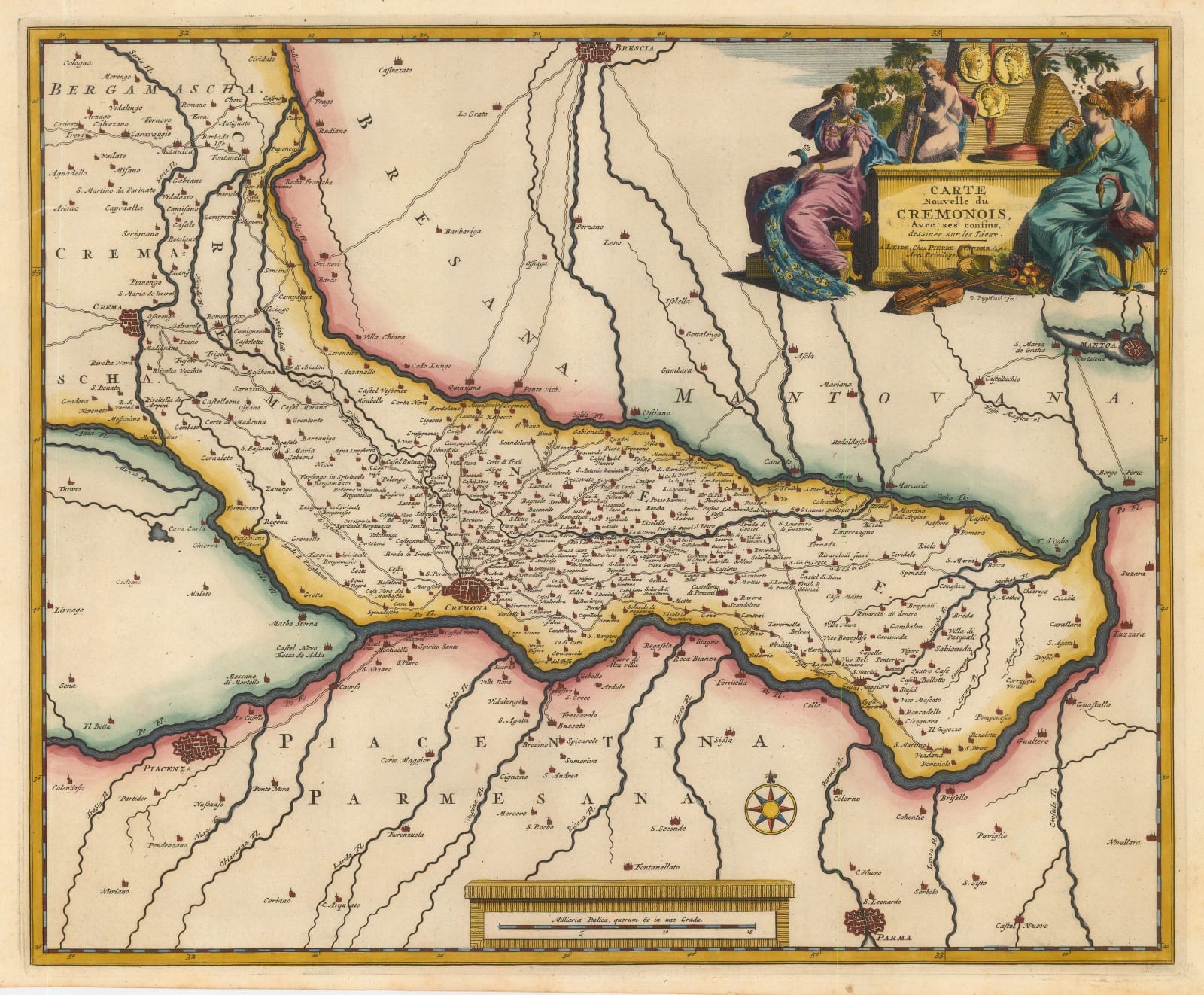 Pieter van der Aa, Cremona and environs, 1714