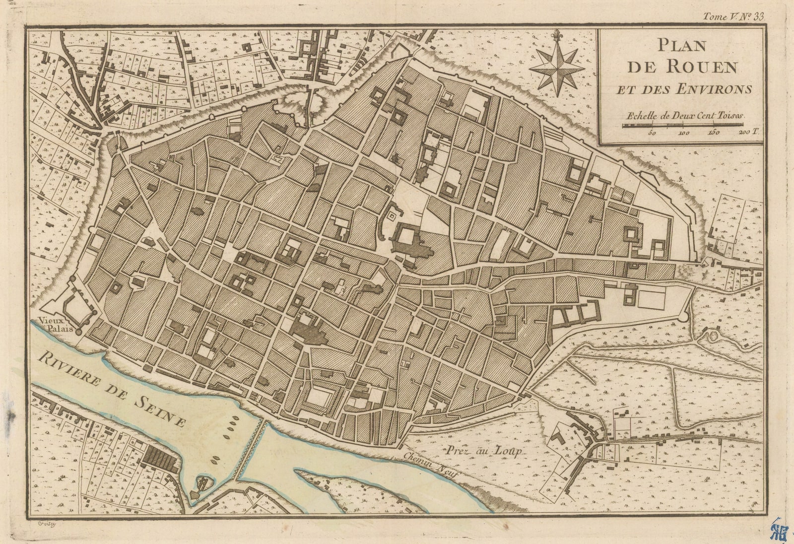 Jacques-Nicolas Bellin, Rouen, 1764