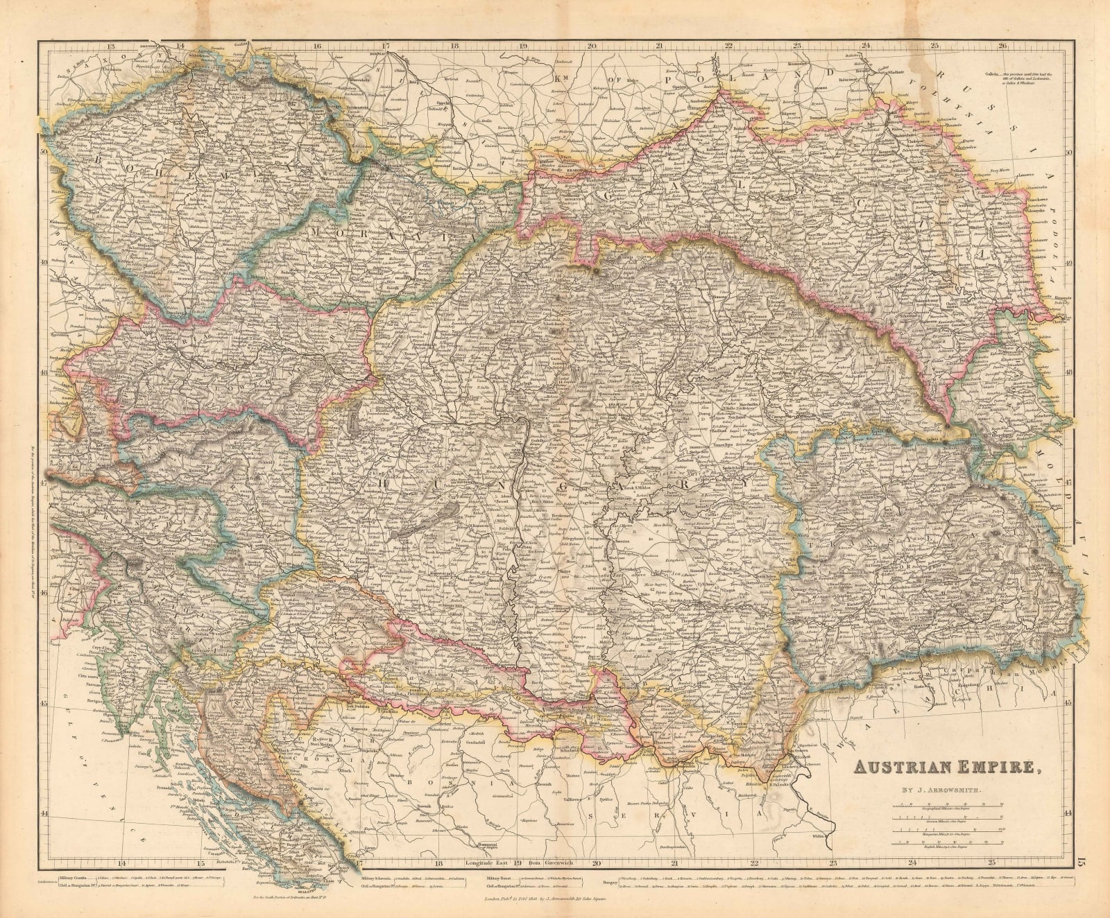 John Arrowsmith, Austrian Empire, 1842