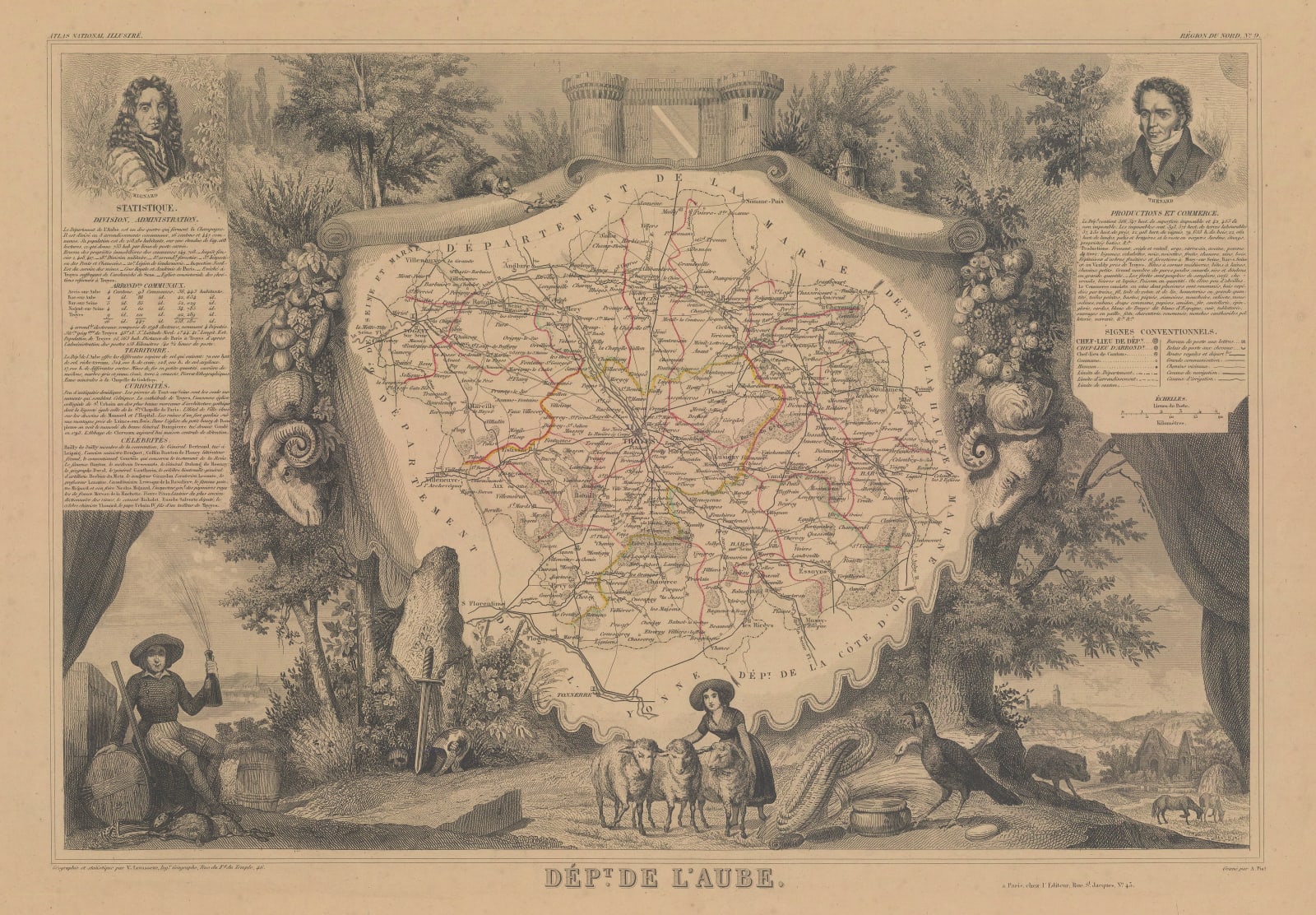 Victor Levasseur, Aube, 1847