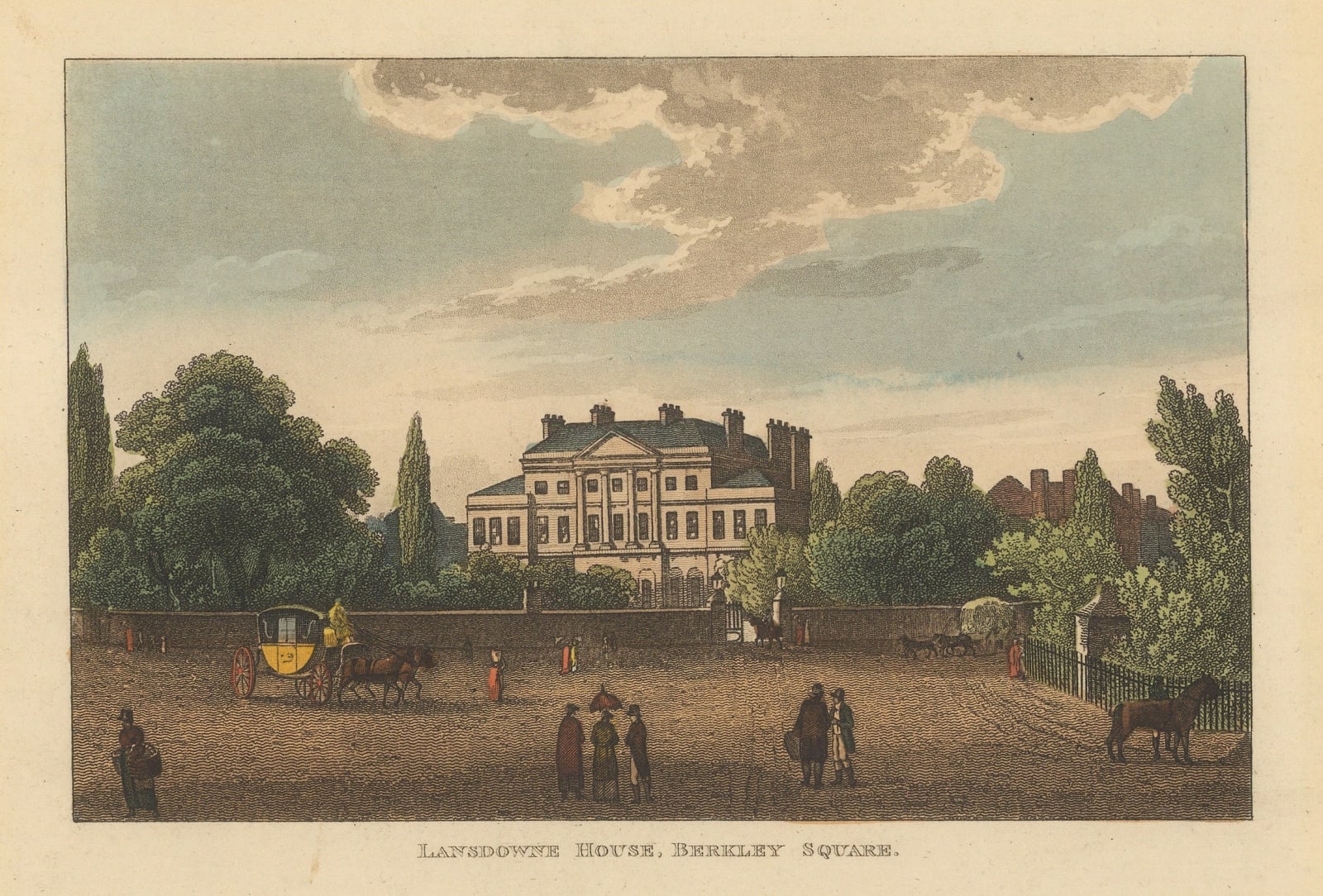 John Papworth, London - Berkeley Square, 1816