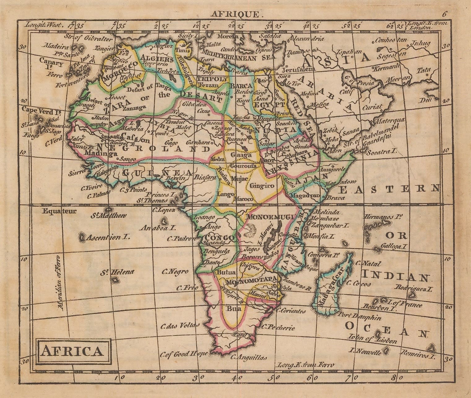 Andrew Dury, Africa, 1761