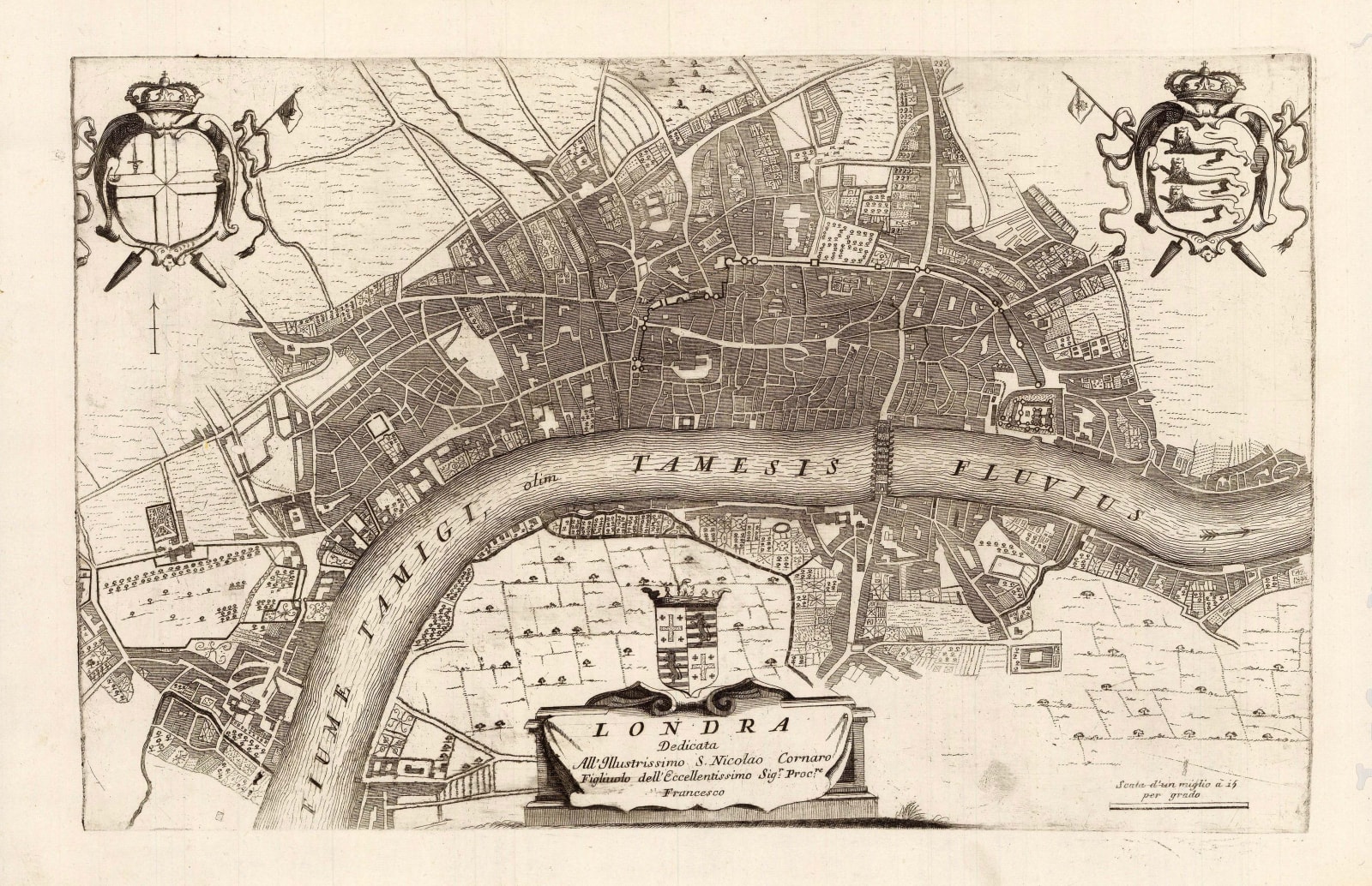 Vincenzo Coronelli, London, 1696