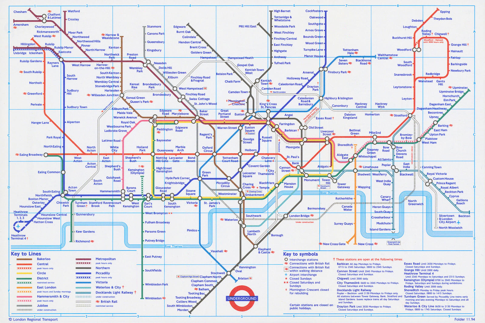 London Underground, 1995