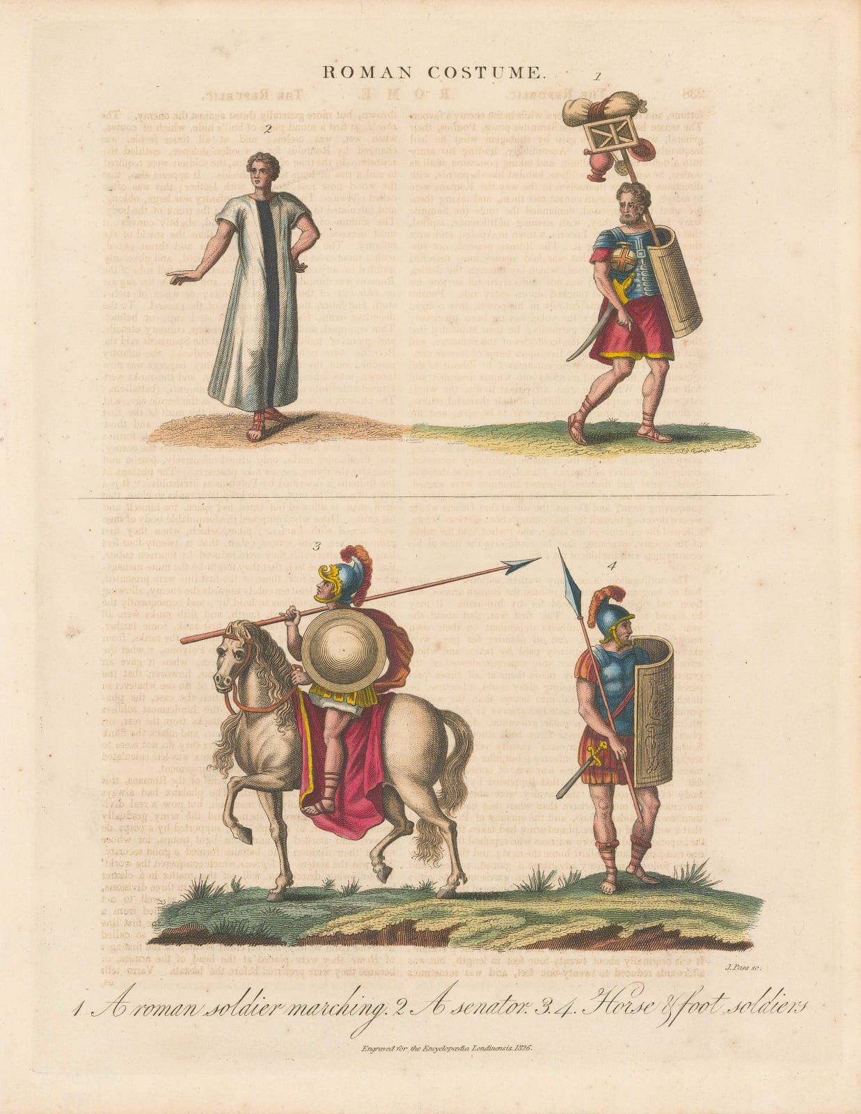 John Wilkes, Italy - Rome, Roman Costume, 1829