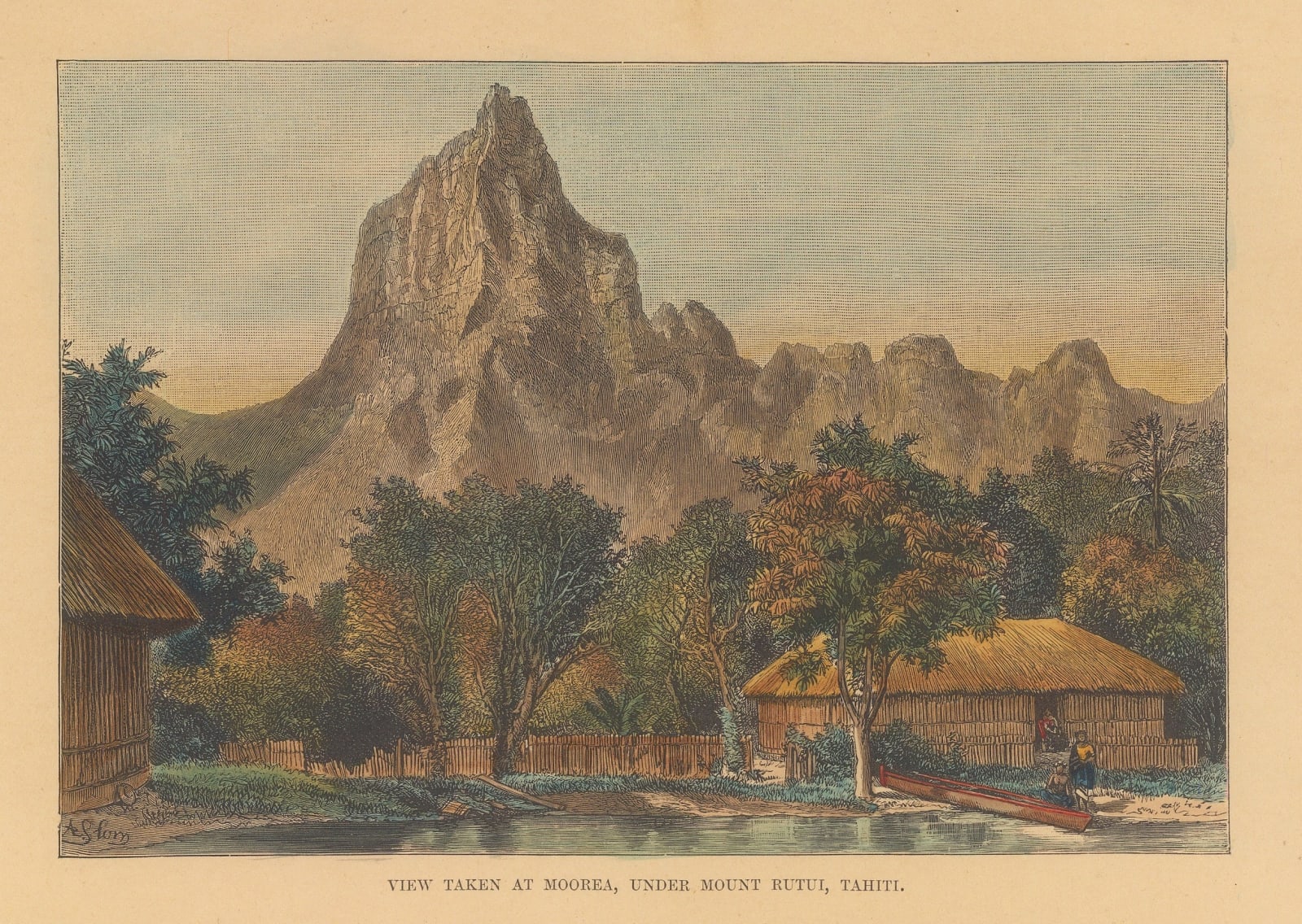 Jean Jacques Élisée Reclus, French Polynesia - Moorea, 1894