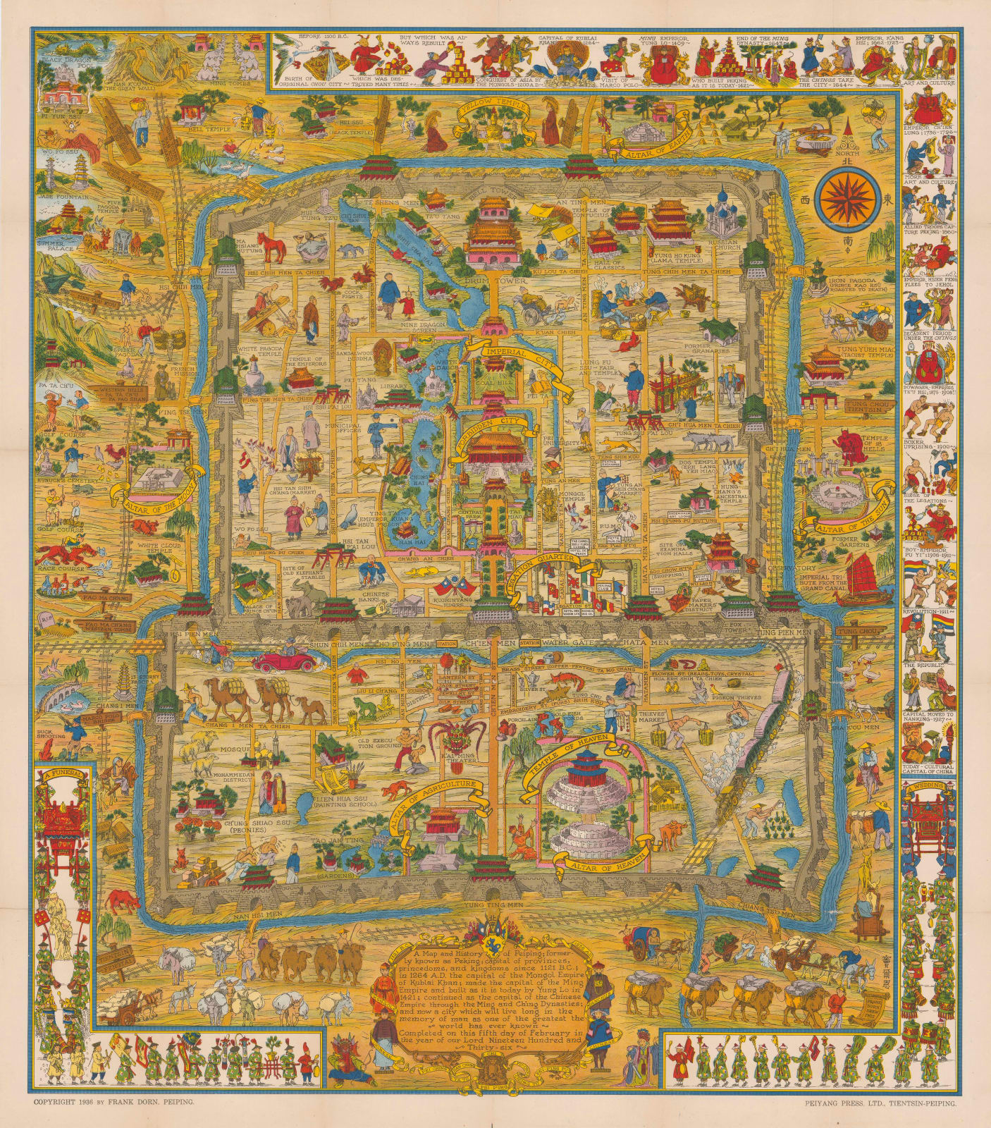 Frank Dorn, Beijing, 1936