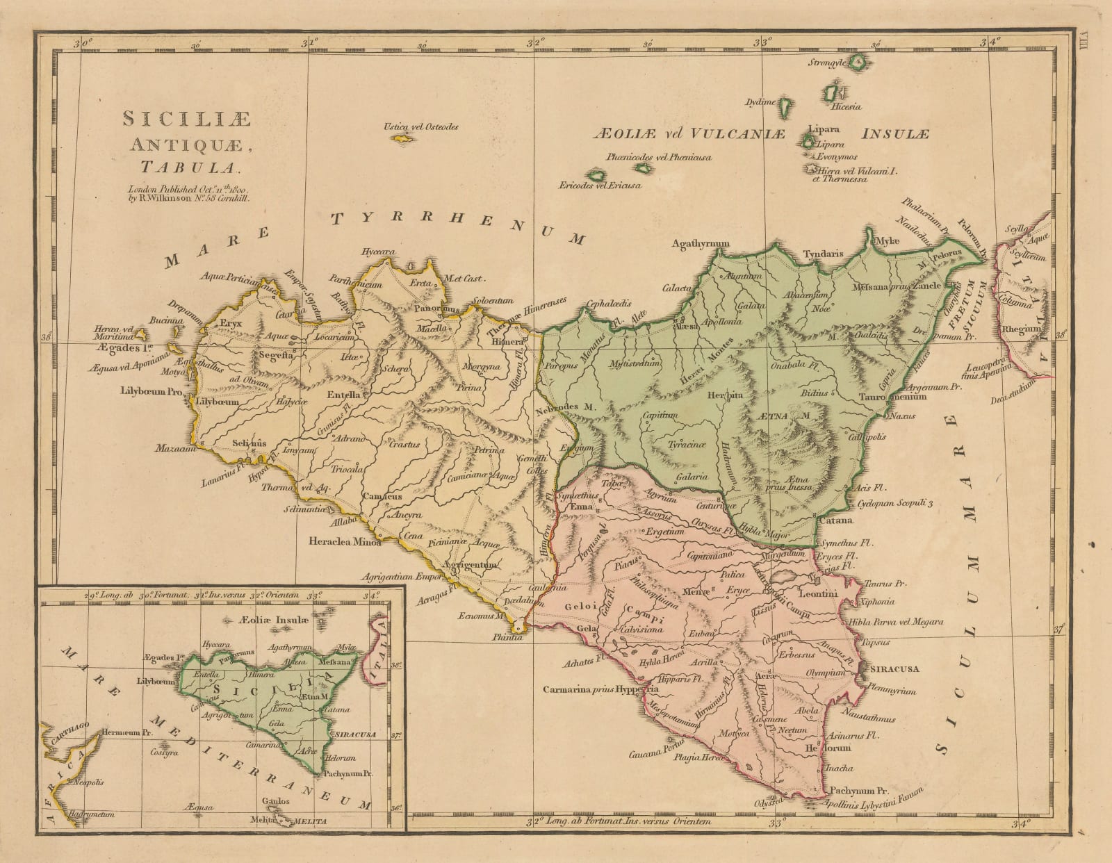 Robert Wilkinson, Sicily during the Classical Roman period, 1800