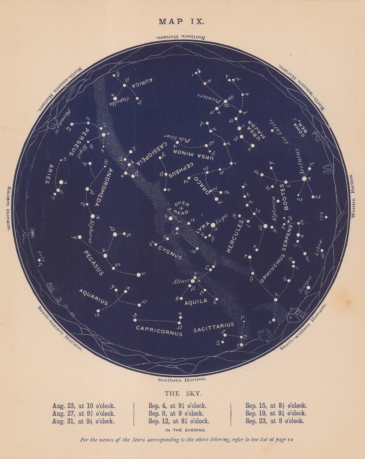 Richard Anthony Proctor, Stars for August & September, 1901