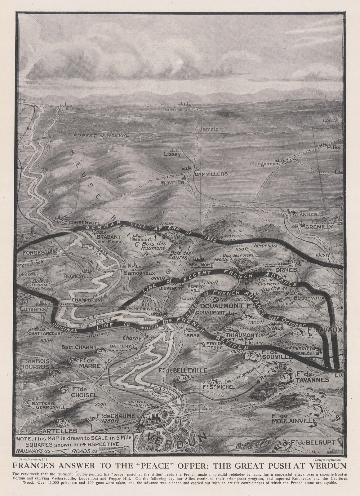 The Graphic Magazine, WWI - the Battle of Verdun, 1916