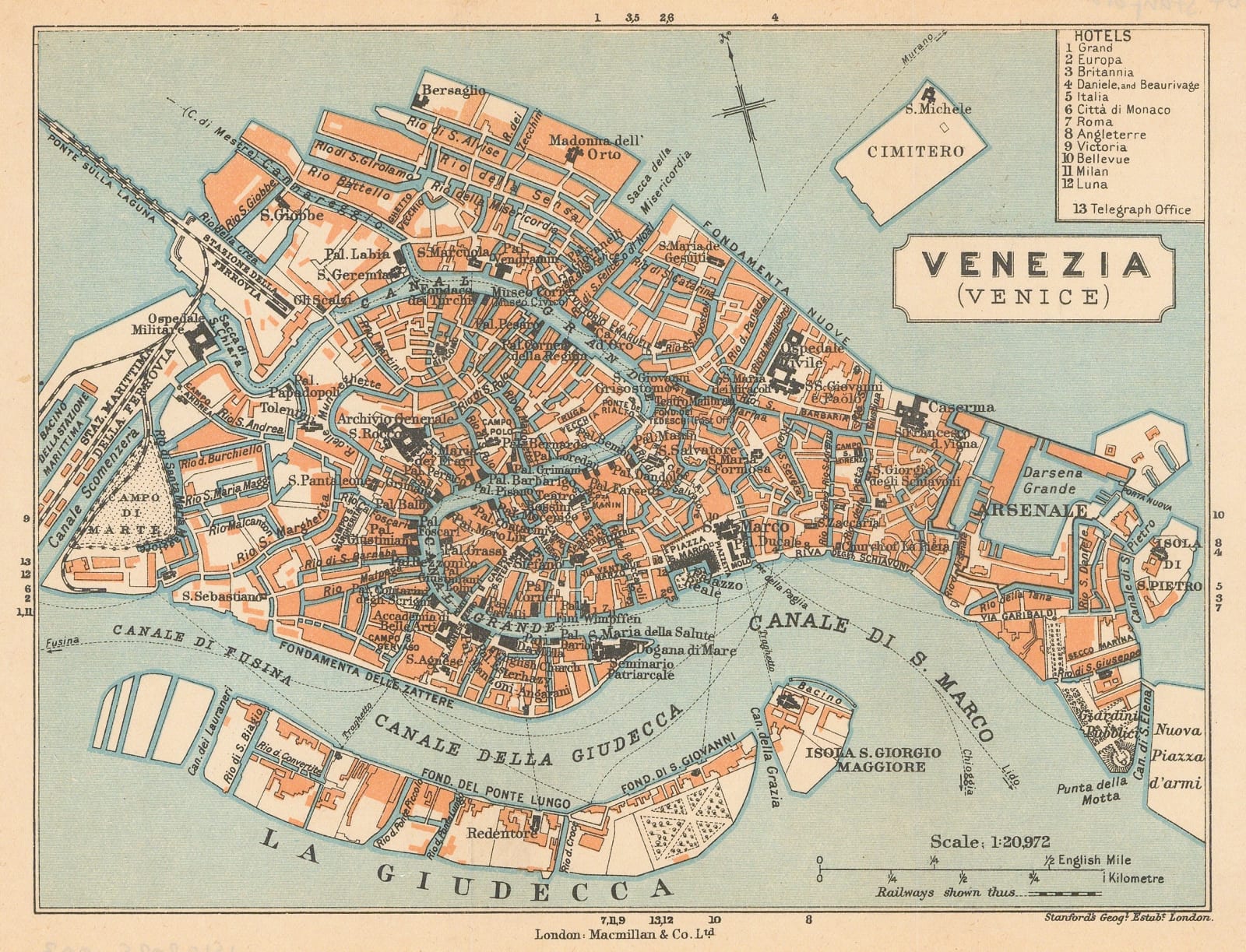 Edward Stanford, Venice, 1904