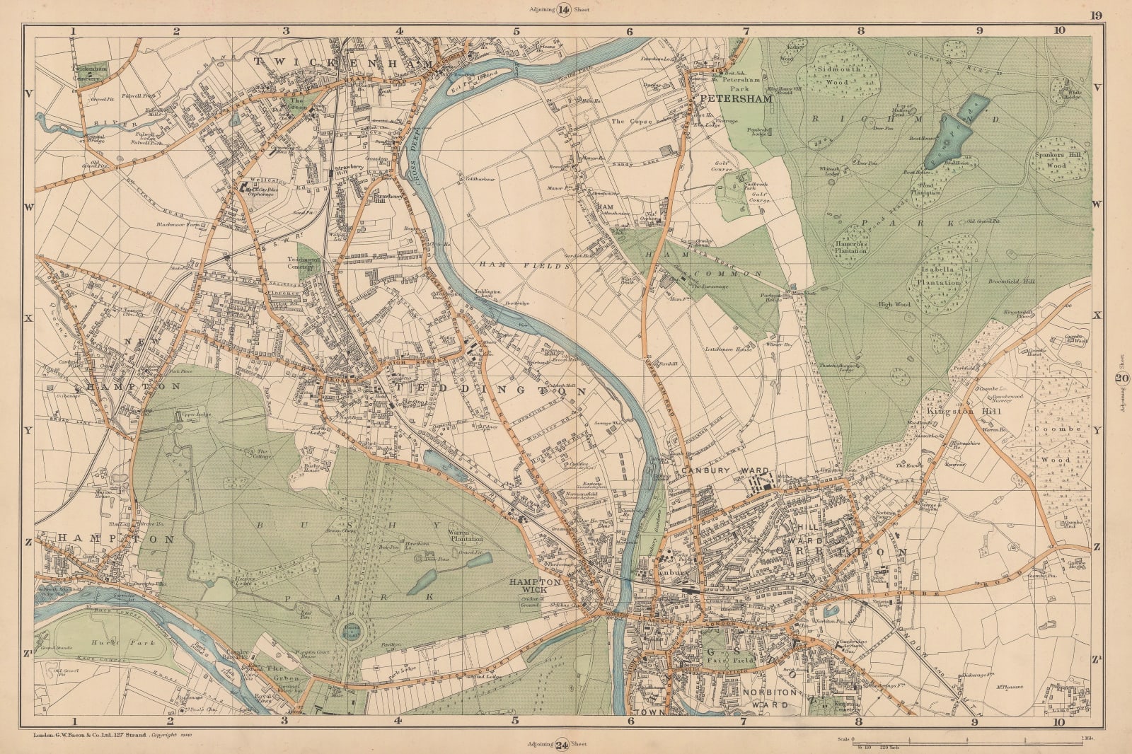 George W. Bacon, Twickenham, Teddington & Richmond Park, 1900