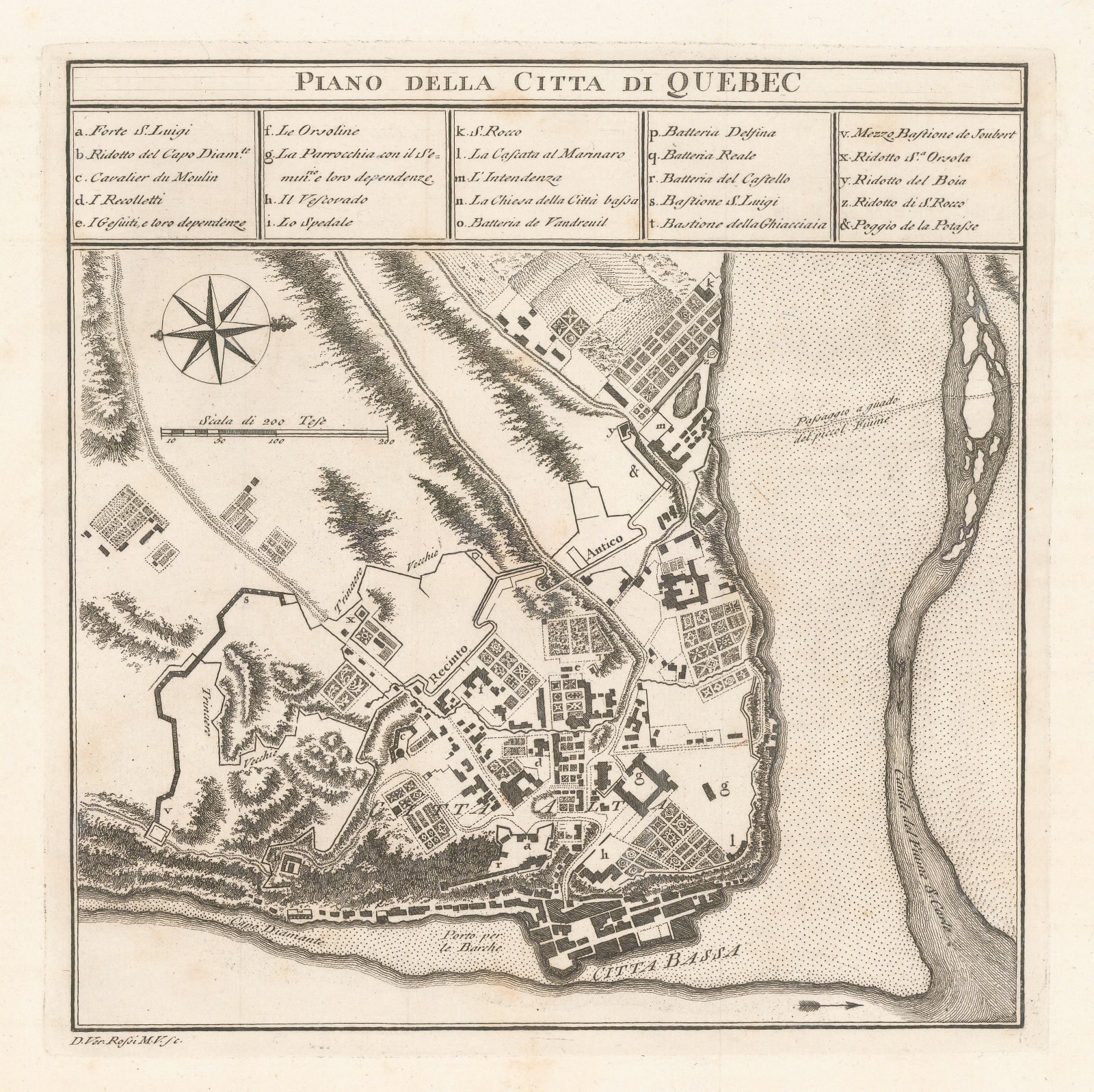 Veremondo Rossi, Quebec City, 1763