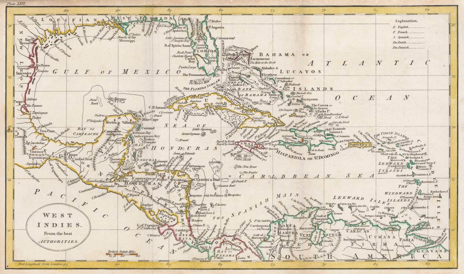 William Guthrie, The West Indies or Caribbean, 1801