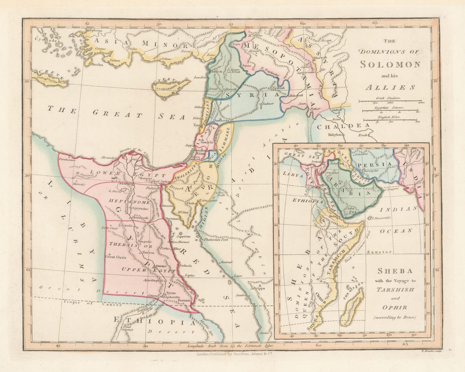 Robert Wilkinson, The Dominions of Solomon and his Allies, 1842