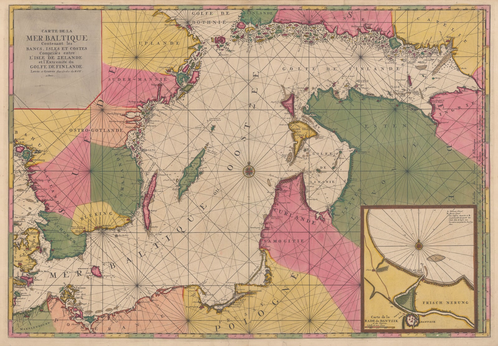 Pierre Mortier, Baltic Sea, 1708