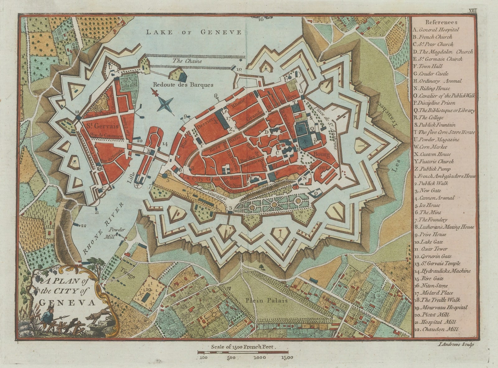 John Andrews, Geneva, 1770 c.