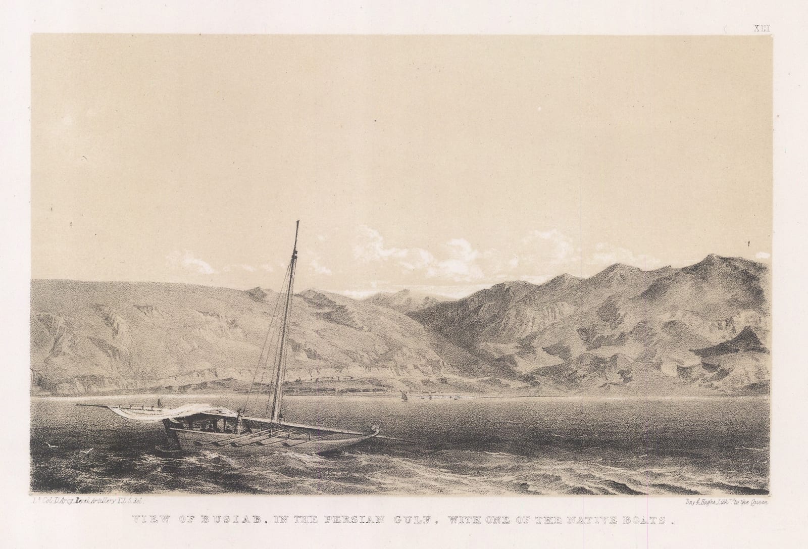 Lt. Col. Francis Rawdon Chesney, Iran - Persian Gulf, Busiab, 1850