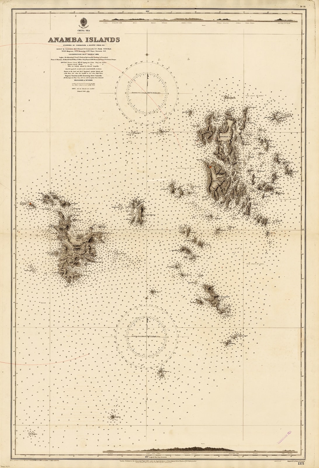 British Admiralty, Anamba Islands, 1927