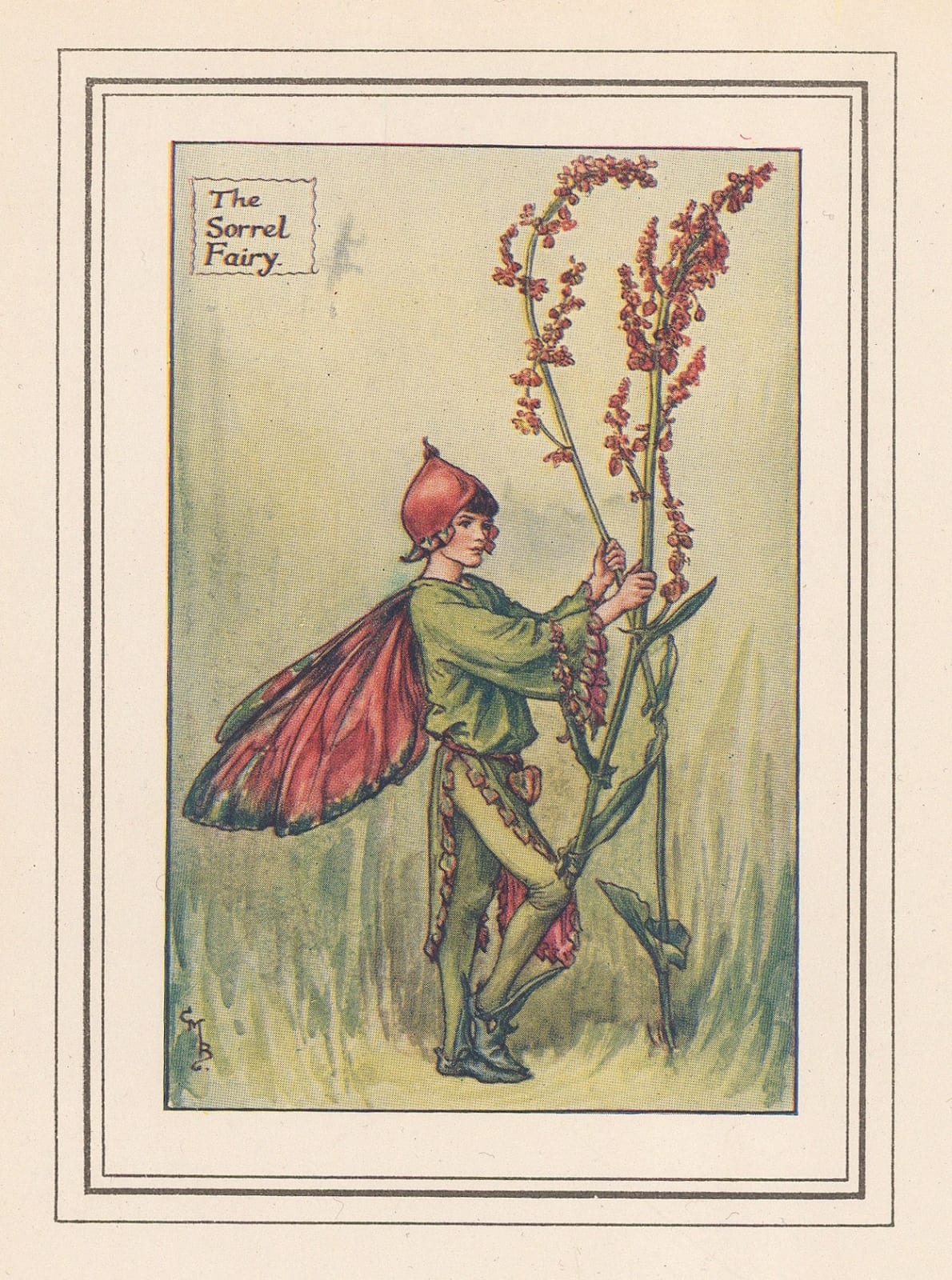 Cicely Mary Barker, Fairies - Sorrel Fairy, 1925 c.