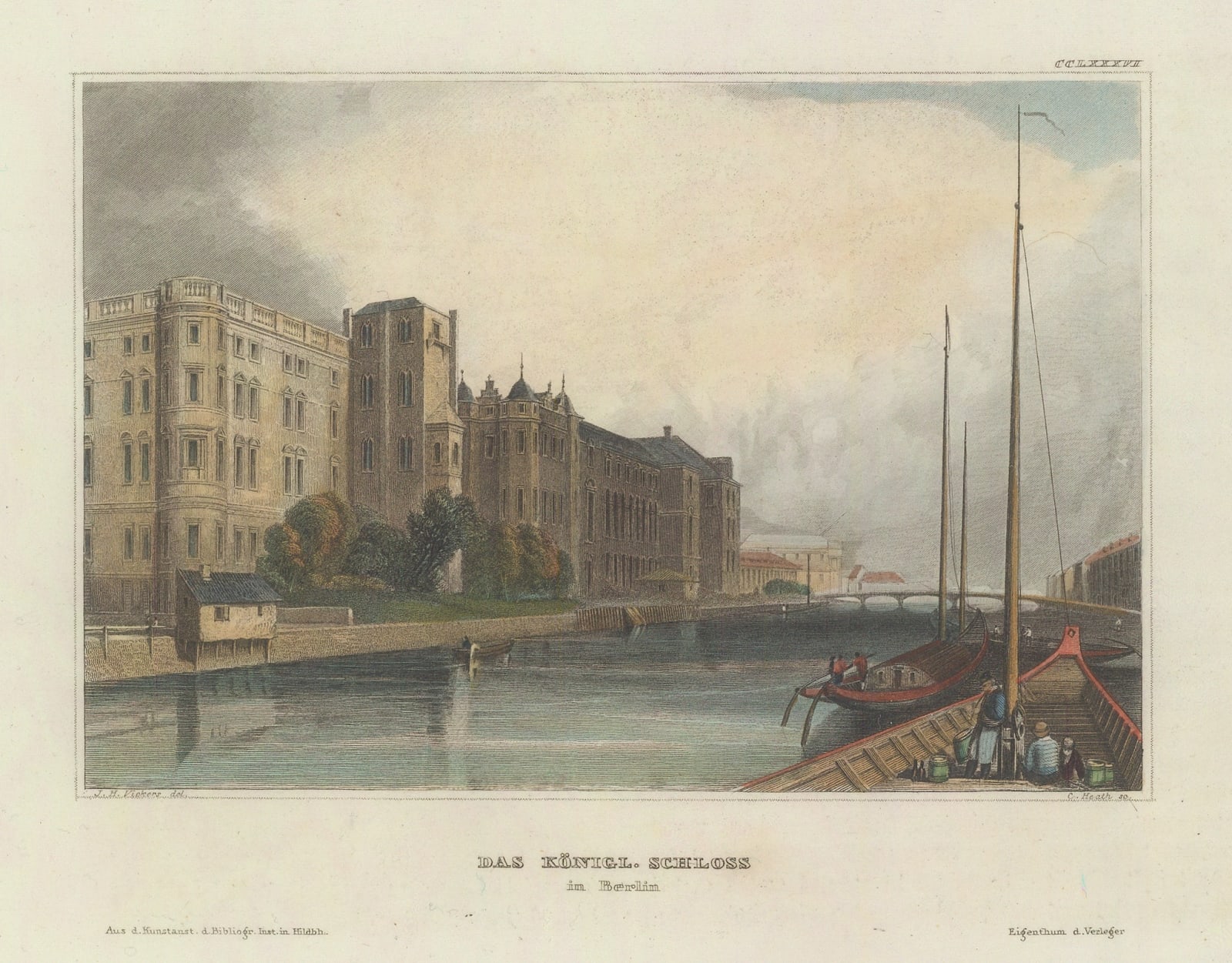 Hermann Meyer, Germany - Berlin, Royal Palace, 1850