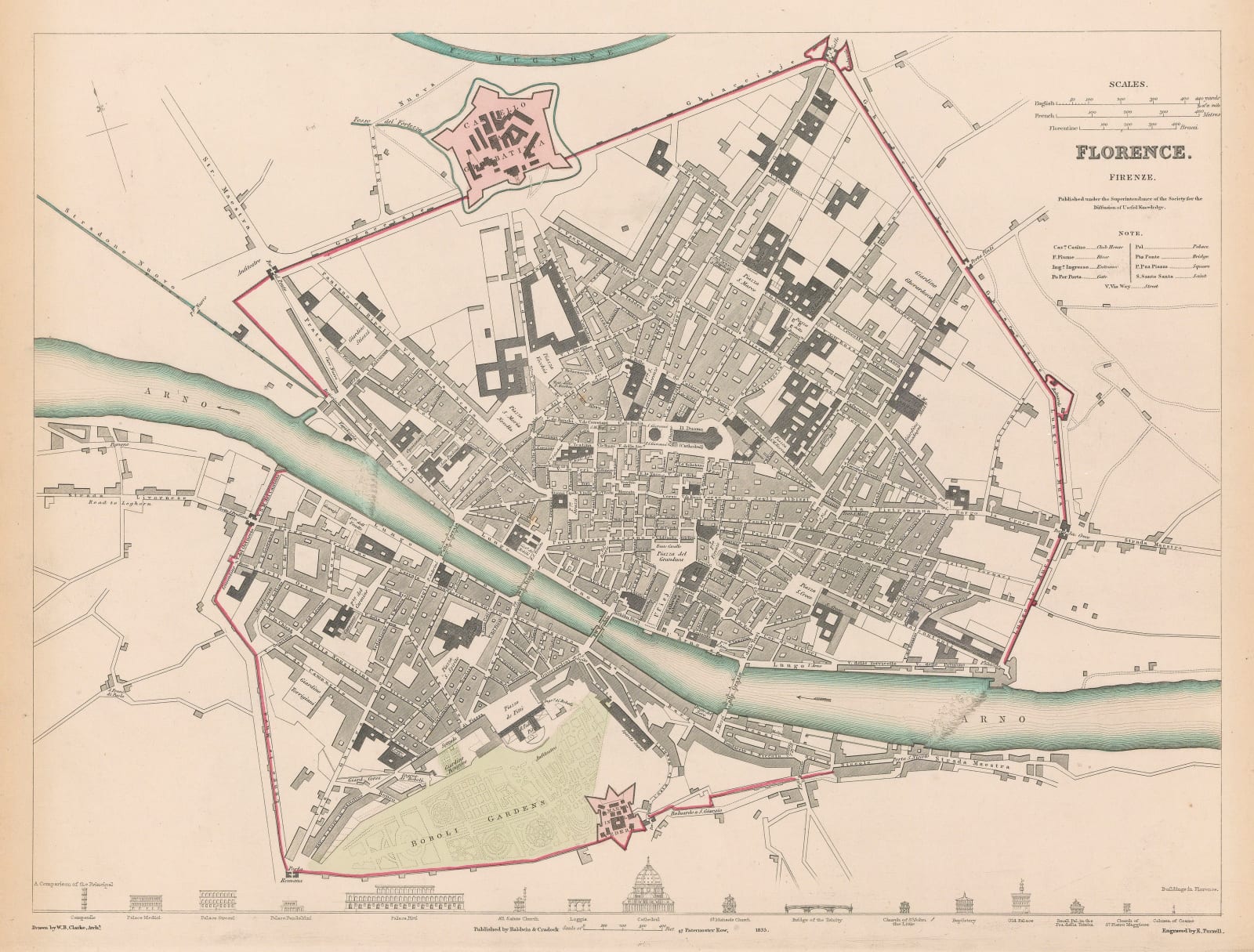 Society for the Diffusion of Useful Knowledge (SDUK), Florence, 1844
