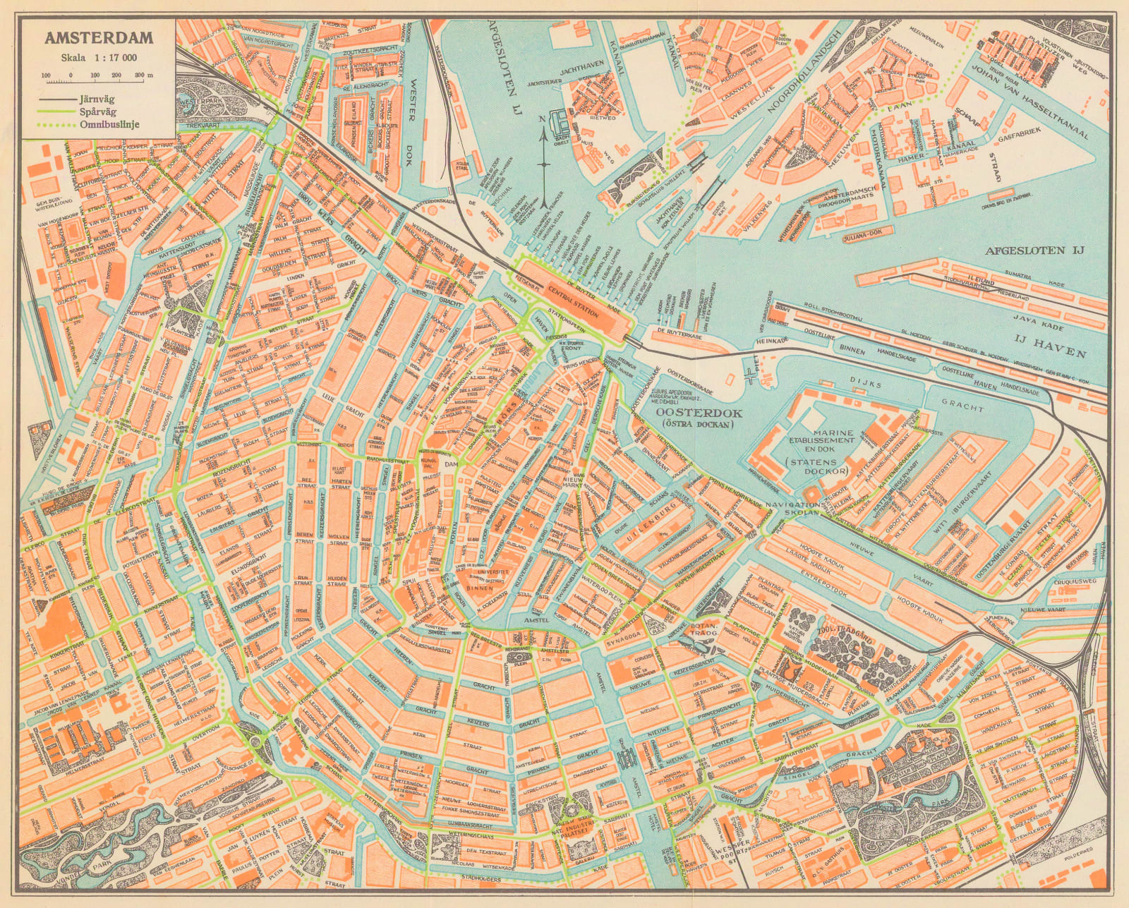 Malmö Kartografiska Anstalt, Amsterdam, 1933 c