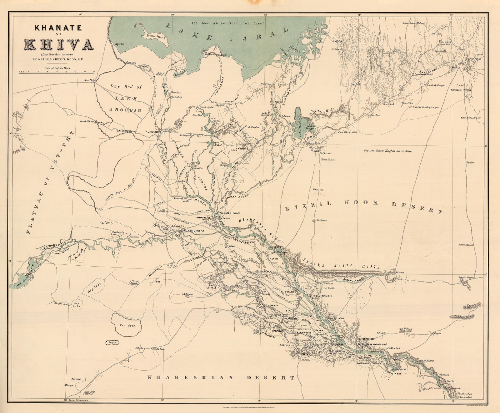 Royal Geographical Society (RGS), Khanate of Khiva, 1875