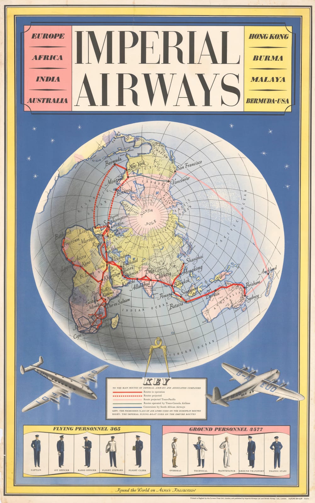 Imperial Airways, Around the World with Imperial Airways, 1939