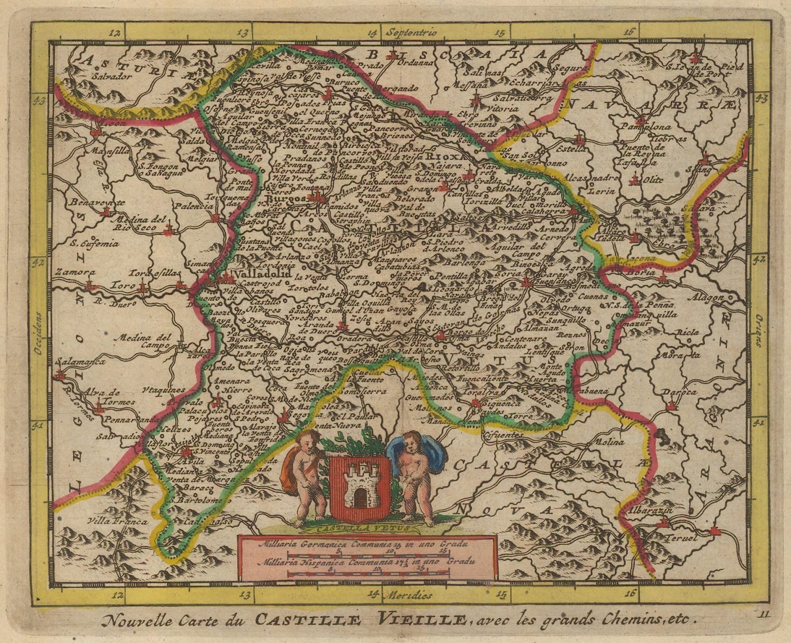 Pieter van der Aa, Castile region, 1715