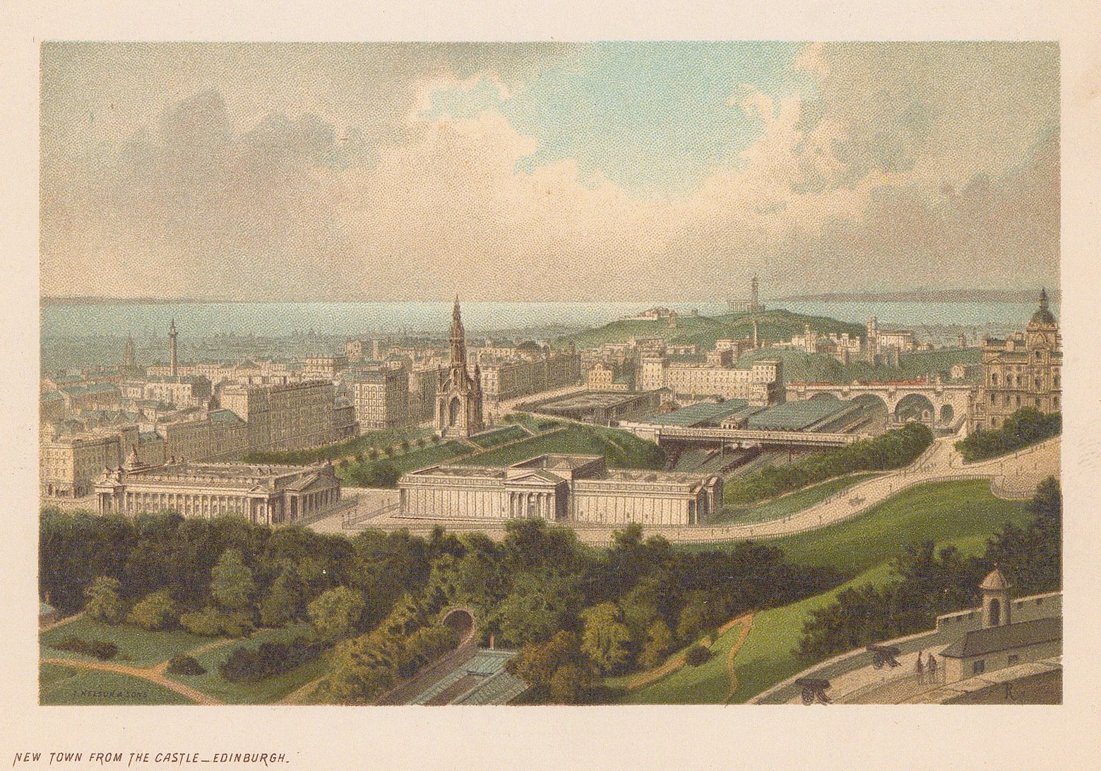 Thomas Nelson, Scotland - Edinburgh, New Town Edinburgh, 1889